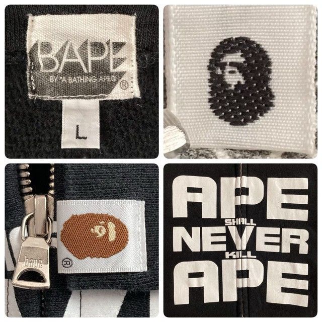 Bape BAPE ASNKA Soldier Logo Full Zip Hoodie a bathing ape NIGO Size US L / EU 52-54 / 3 - 9 Thumbnail