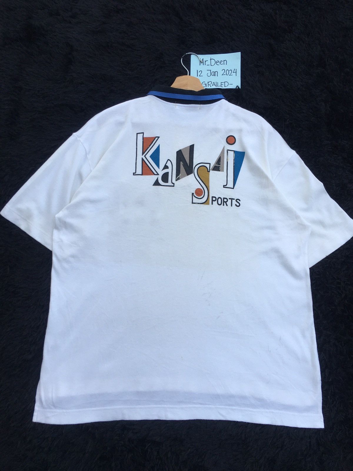 Kansai Yamamoto Rare Vintage 90s KANSAI Sports Polo Shirt Size US L / EU 52-54 / 3 - 5 Thumbnail