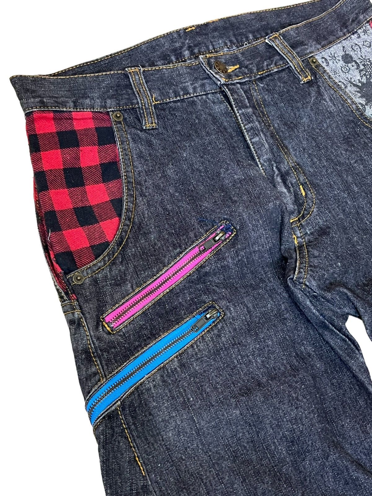 Le Grande Bleu (L.G.B.) SICK🔥JAPANESE BRAND SUGGESTION ACTIVE STREET JEANS Size US 32 / EU 48 - 5 Thumbnail