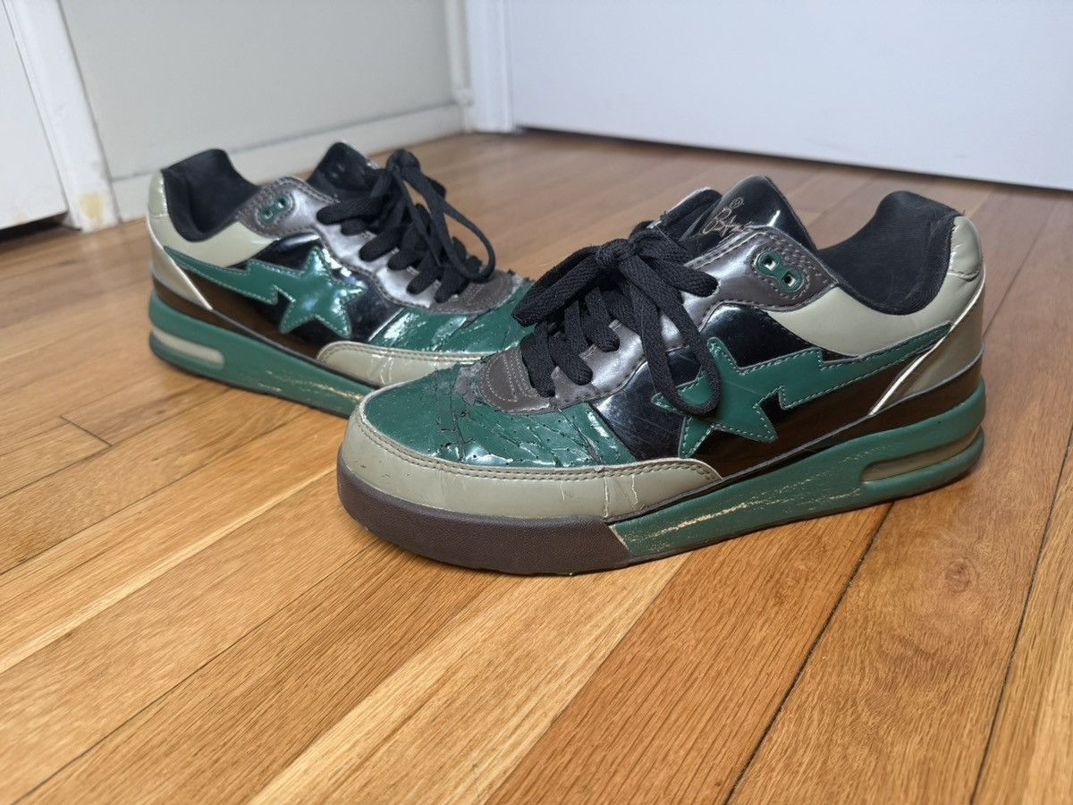 Bape Roadsta US10 Green/Black/Beige Size US 10 / EU 43 - 1 Thumbnail