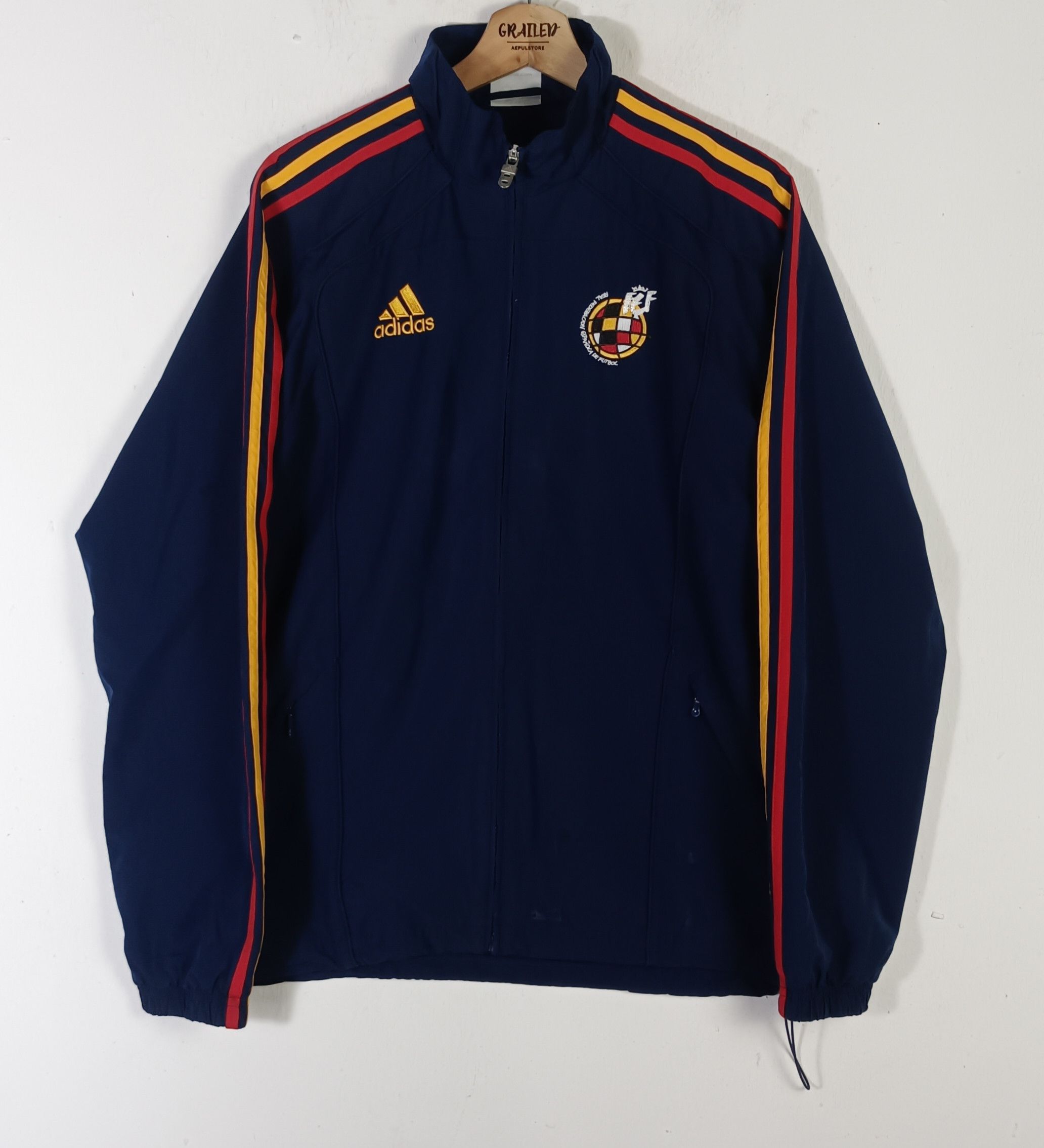 Adidas Adidas Spain 2010 World Cup Tracksuit Jacket Size US M / EU 48-50 / 2 - 1 Thumbnail