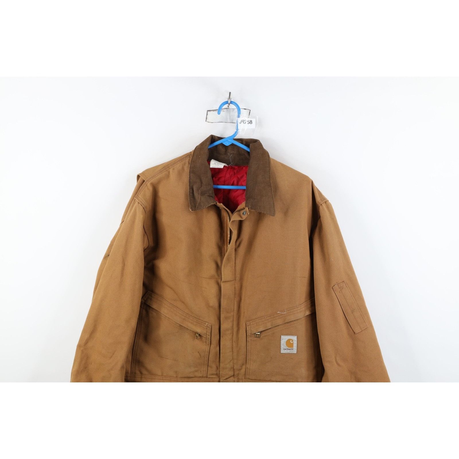 Carhartt Vintage 80s Carhartt Distressed Quilted Canvas Coveralls Size US 44 / EU 60 - 4 Thumbnail