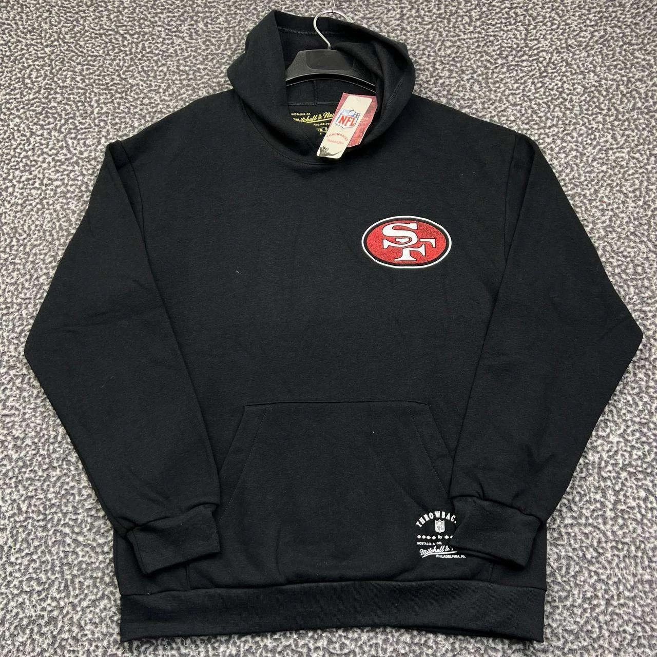 Mitchell & Ness San Francisco 49ers Hoodie Men Black NFL Pullover New M Size US M / EU 48-50 / 2 - 1 Thumbnail
