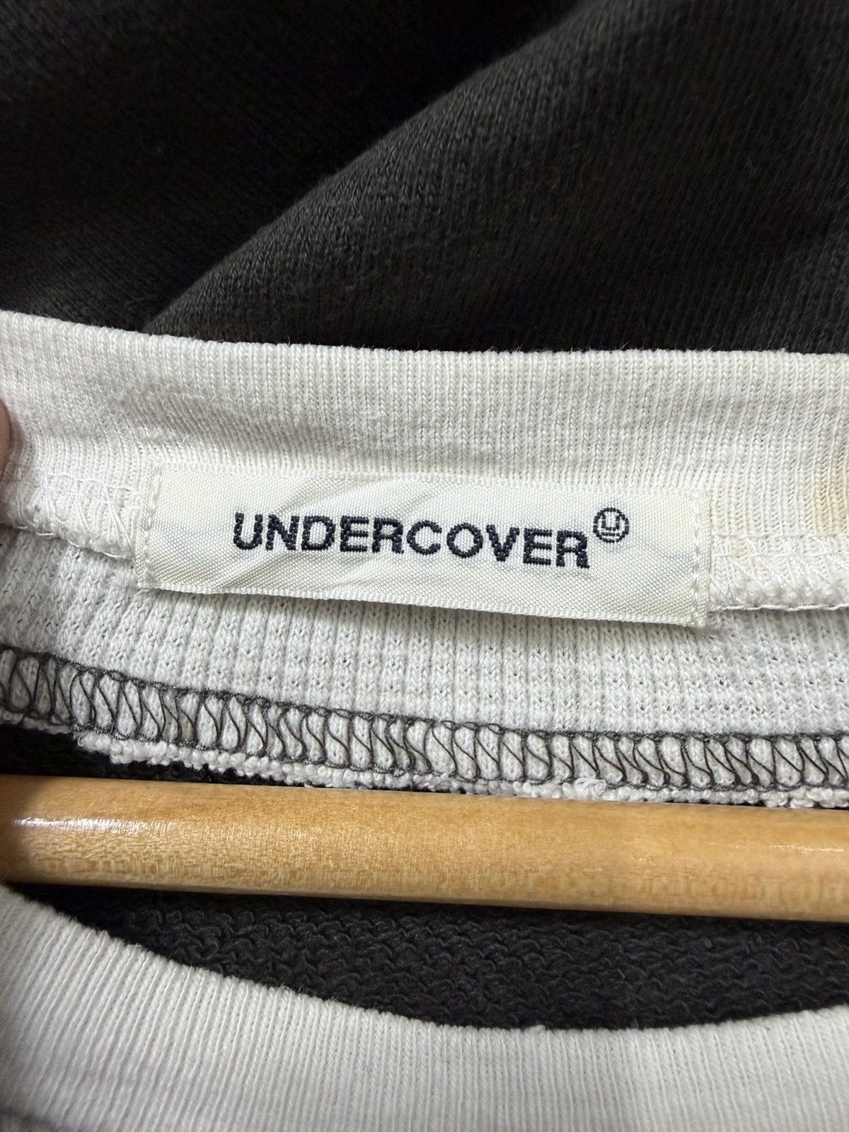 Undercover Undercover Double Layered Sweater 'Charcoal' Size ONE SIZE - 5 Thumbnail