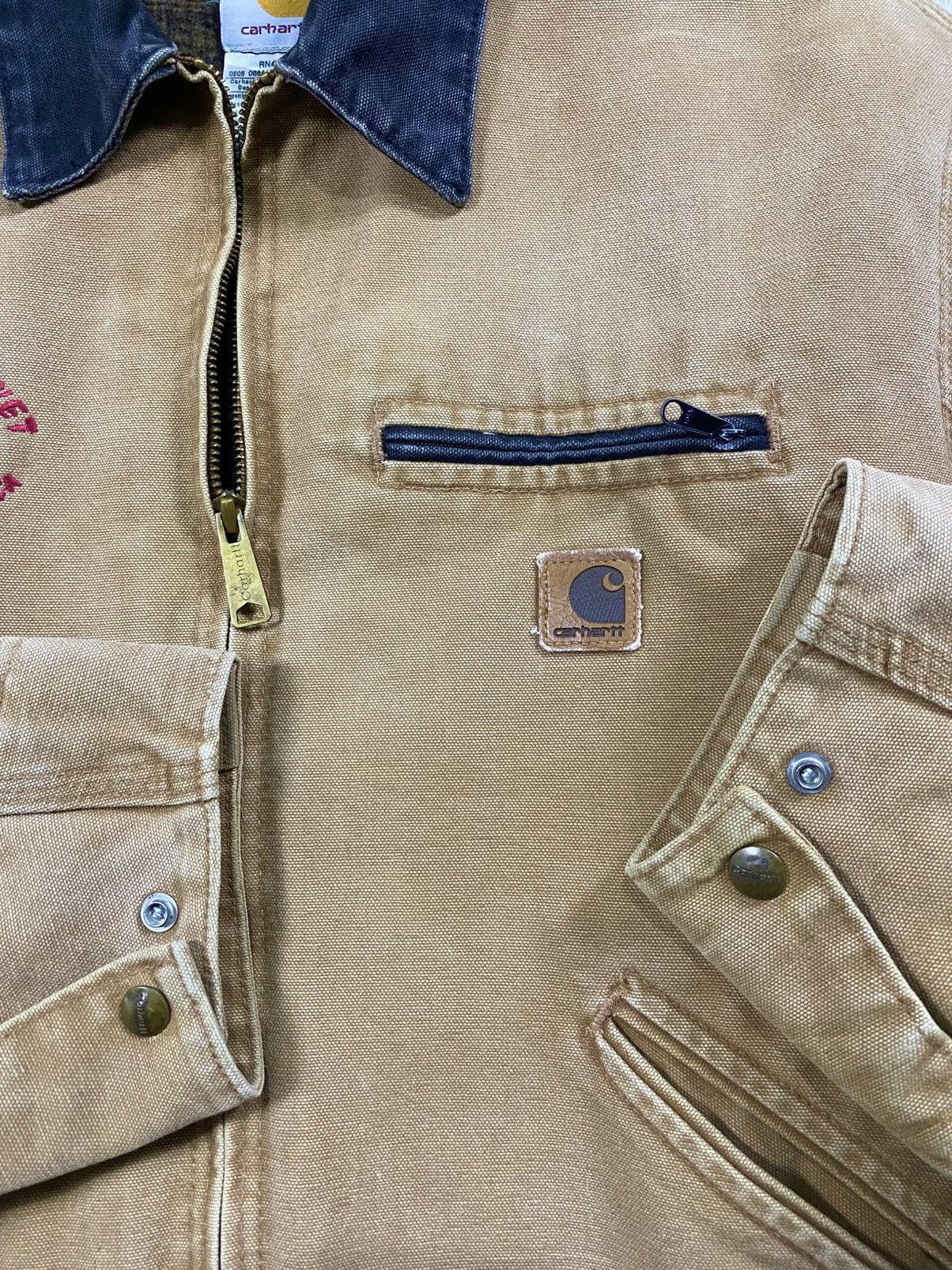 Carhartt SOLD OUT Vintage Carhartt Detroit Jacket J97 BRN Size US L / EU 52-54 / 3 - 3 Thumbnail