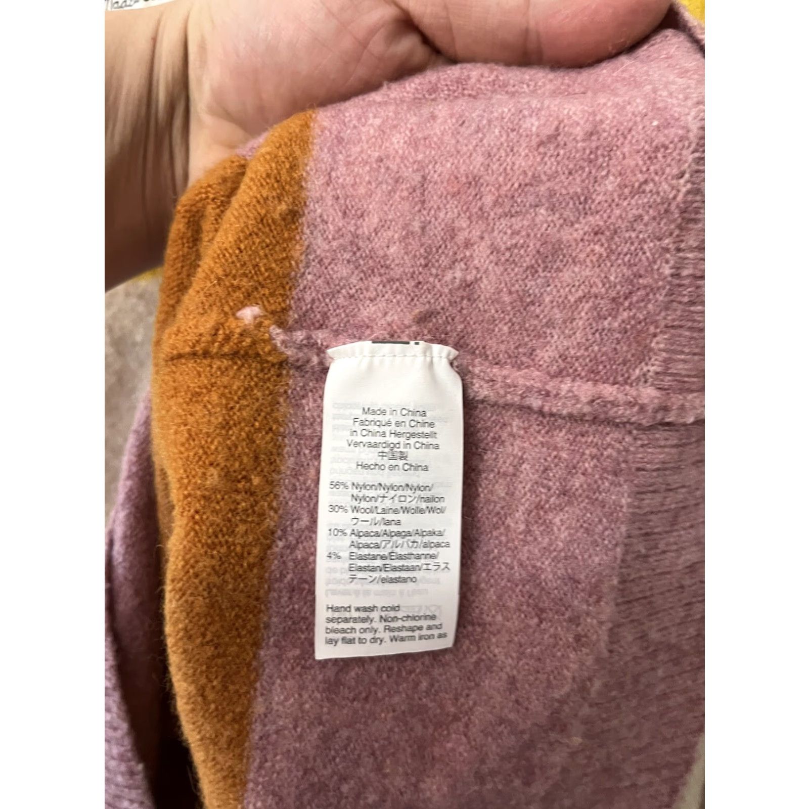 Madewell Madewell Womens Crofton Stripe Pullover Sweater Sz S Wool Alpaca Blend Size S / US 4 / IT 40 - 4 Thumbnail