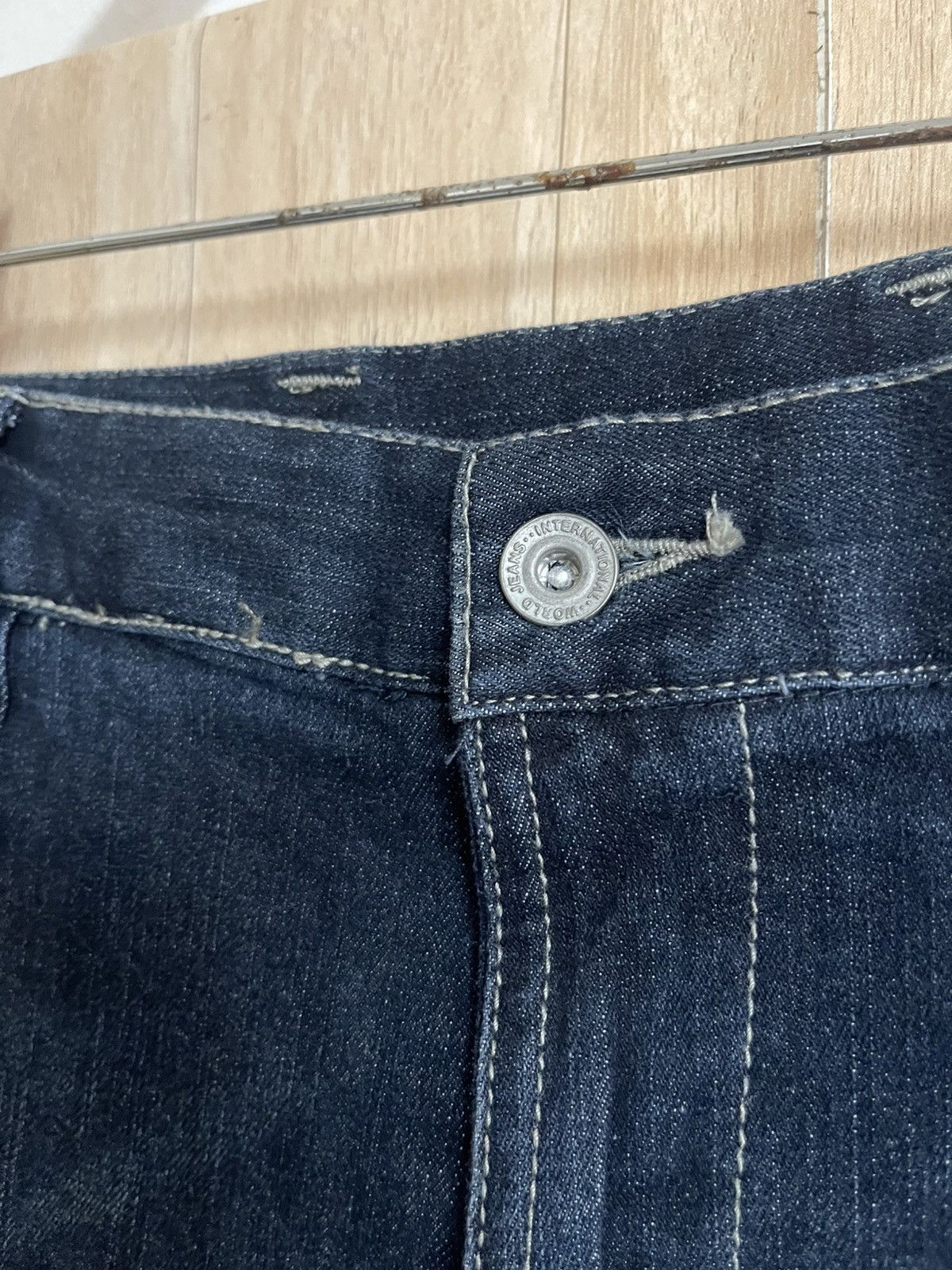 Japanese Brand Rare Biker Denim W35 L41.5 Multi Pockets Stretch Tactical Size US 35 - 5 Thumbnail