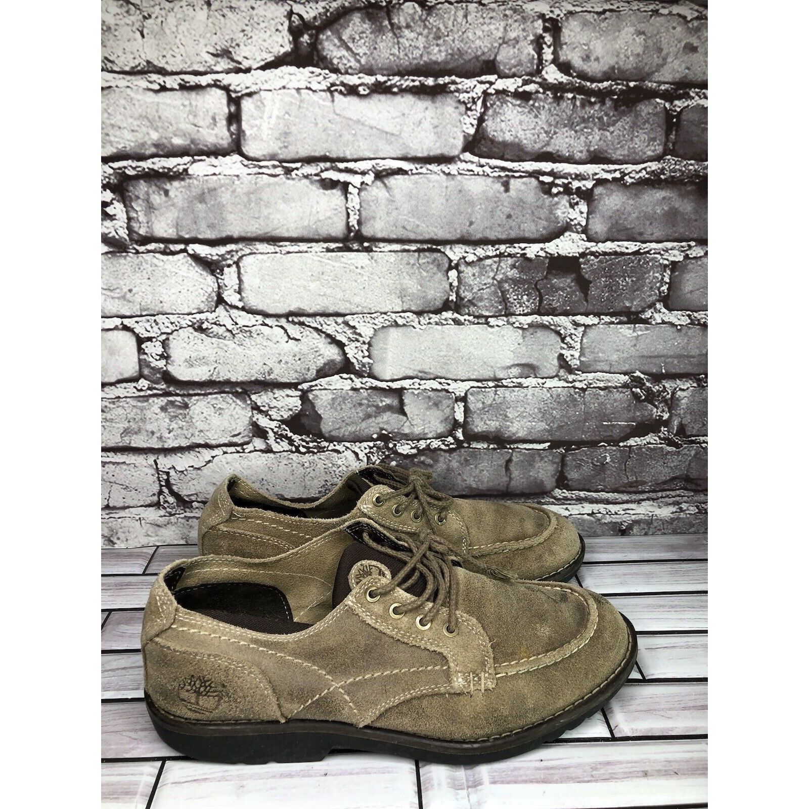 Timberland Timberland Earth Keepers Taupe Oxfords Moc Toe Lace Up Shoes Size US 8.5 / EU 41-42 - 15 Thumbnail