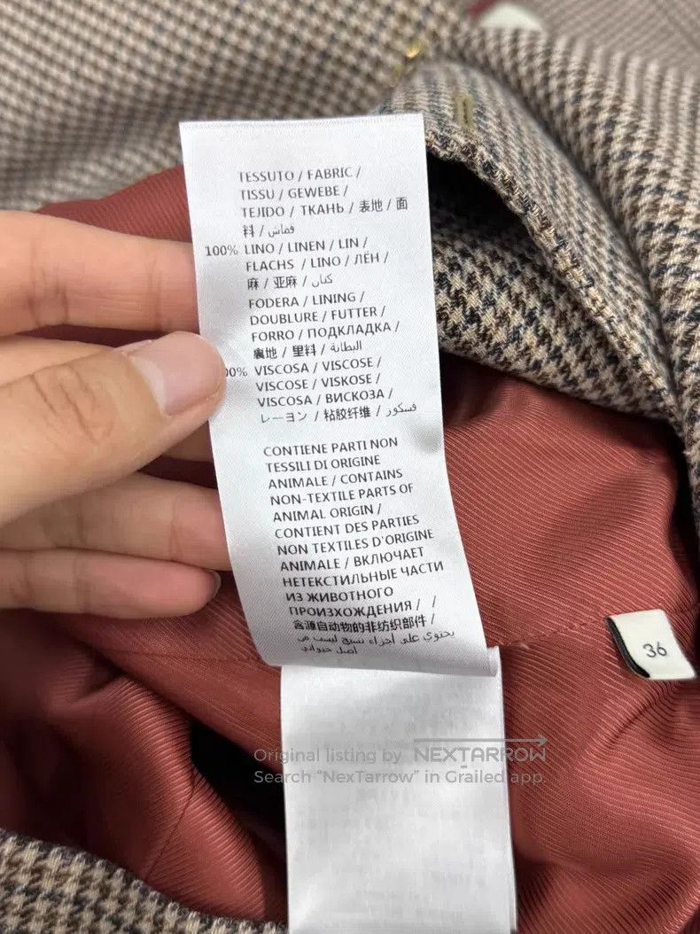 Gucci Gucci A thousand-bird check suit Size XS / US 0-2 / IT 36-38 - 6 Thumbnail