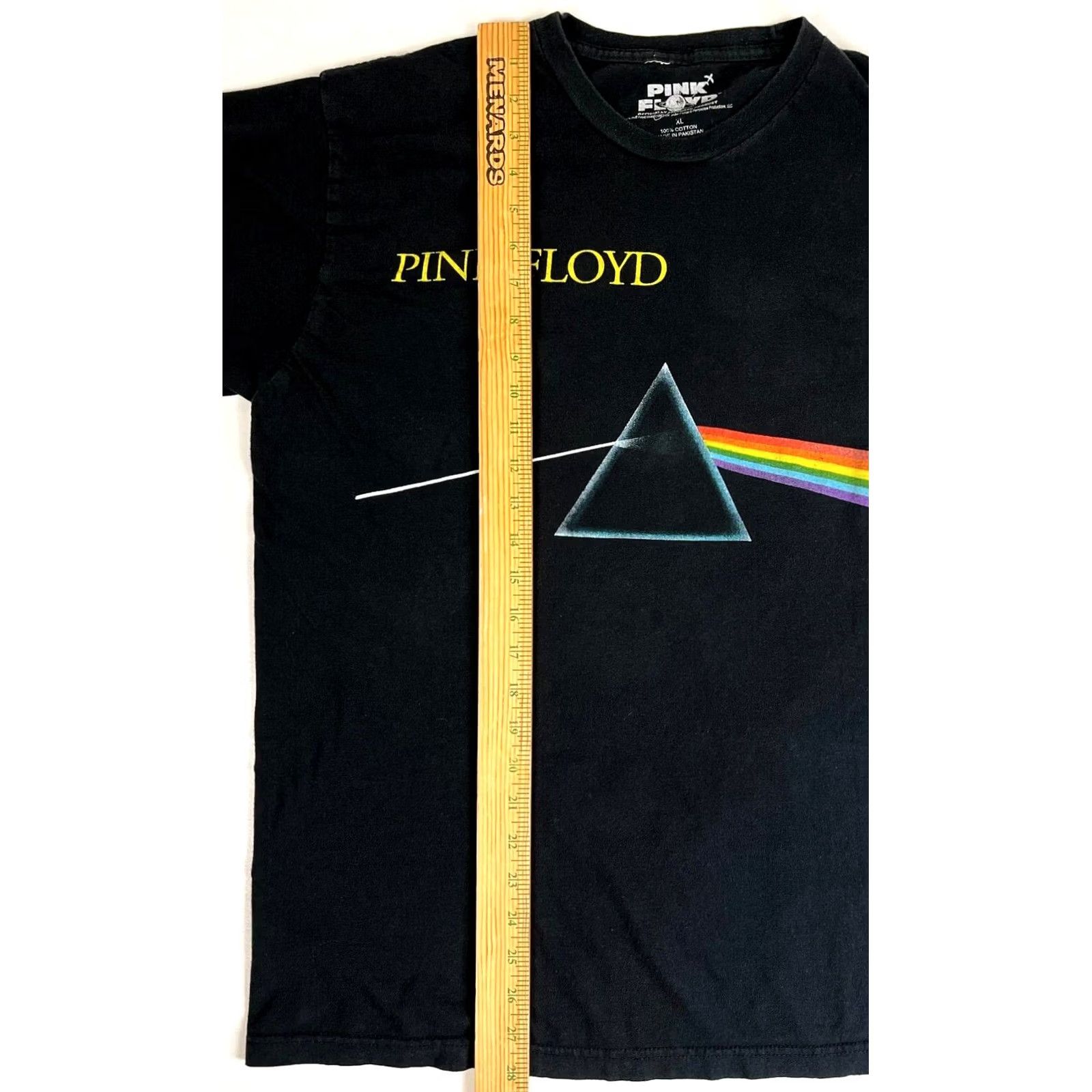 Vintage Pink Floyd Dark Side of the Moon T-Shirt XL Black 7? Size US XL / EU 56 / 4 - 6 Thumbnail
