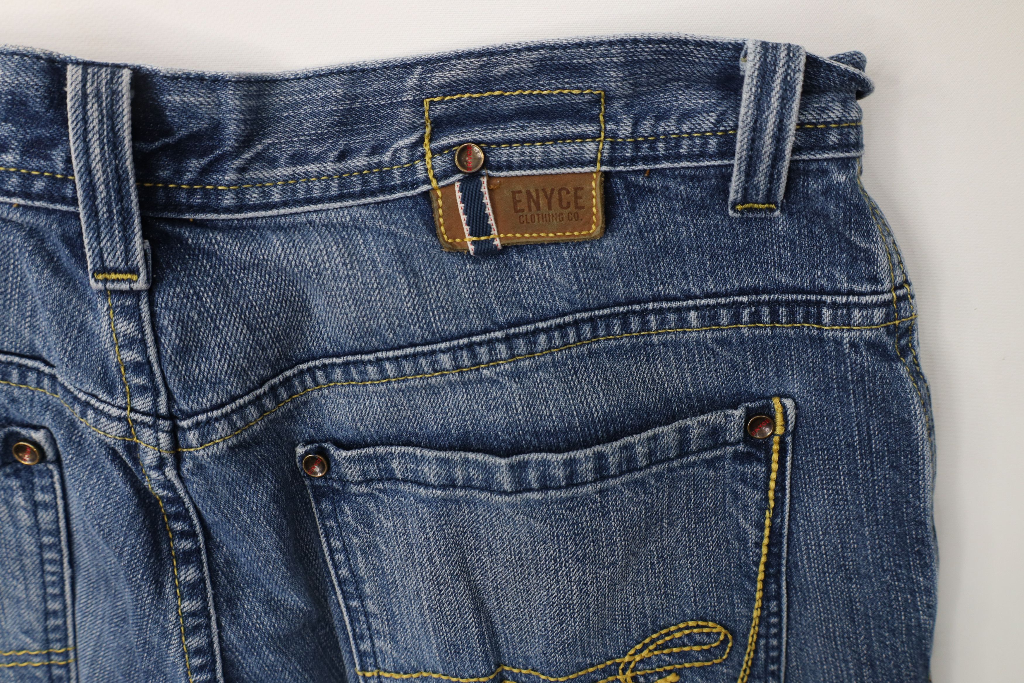 Enyce Vintage 90s Y2K Enyce Fit Wide Leg Denim Jeans Blue Cotton Size US 34 / EU 50 - 16 Thumbnail