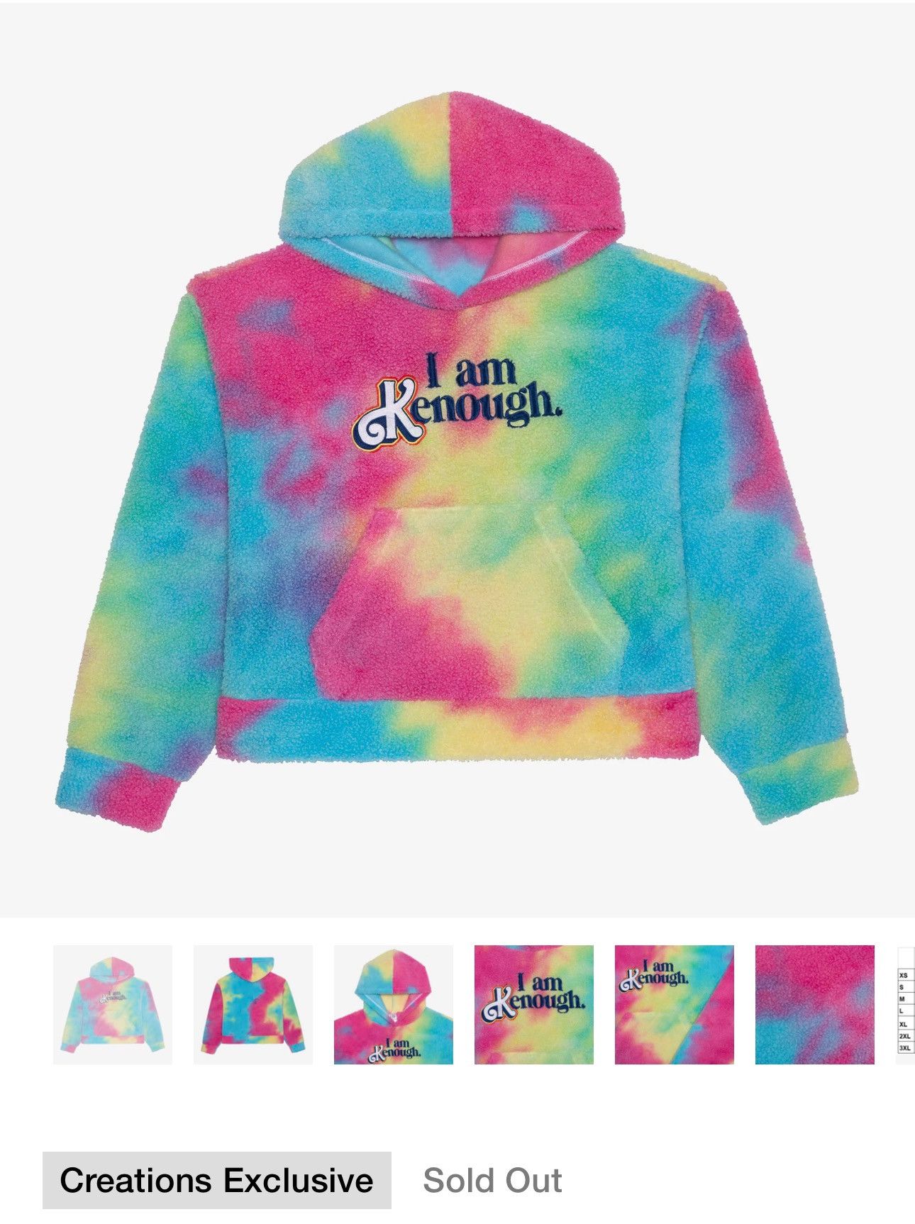 i am kenough hoodie collectors item official mattel barbie