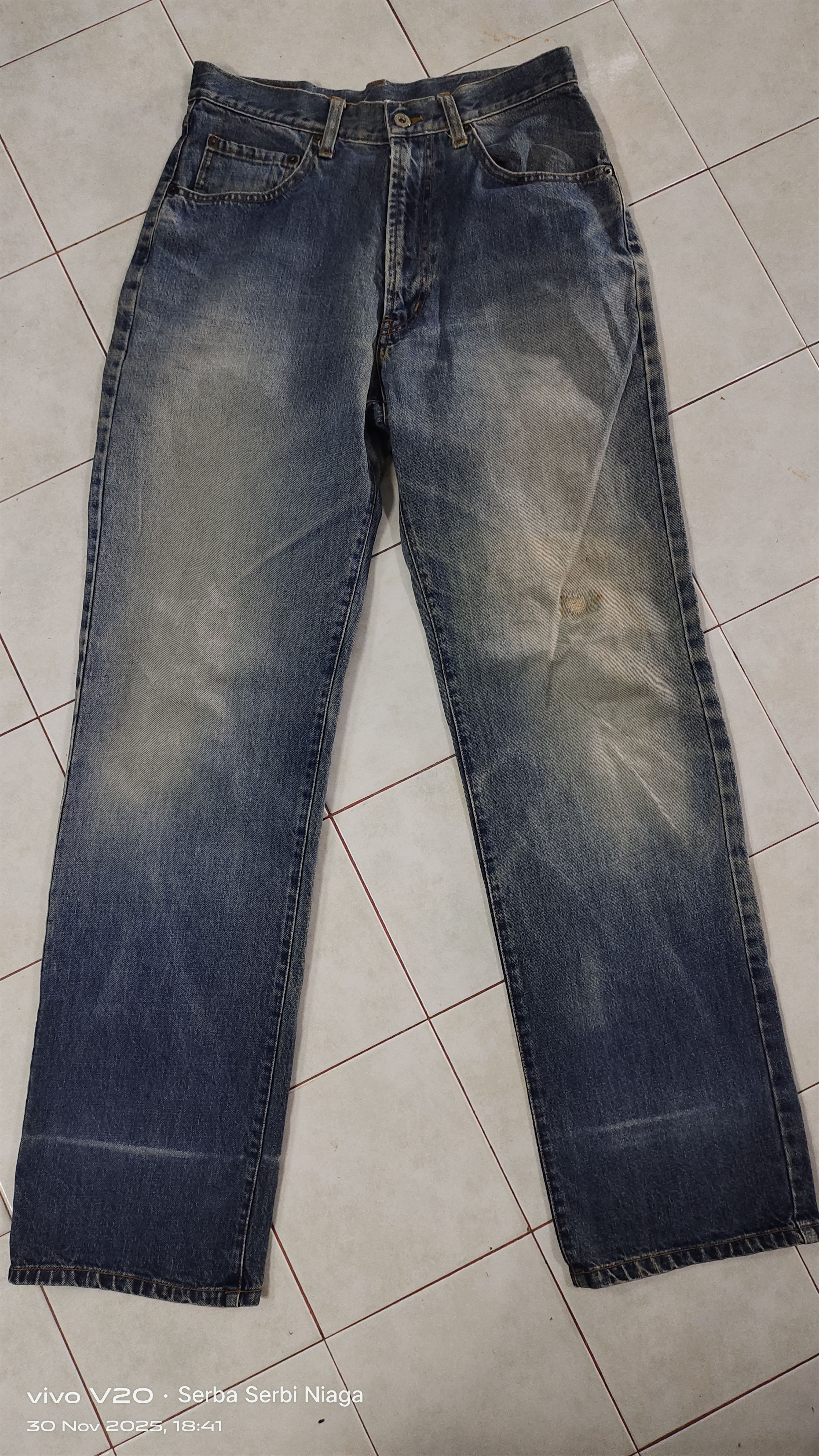 Other Vintage Iconic American Singer Elvis Presley Fade Wash Jeans Size US 32 / EU 48 - 1 Thumbnail
