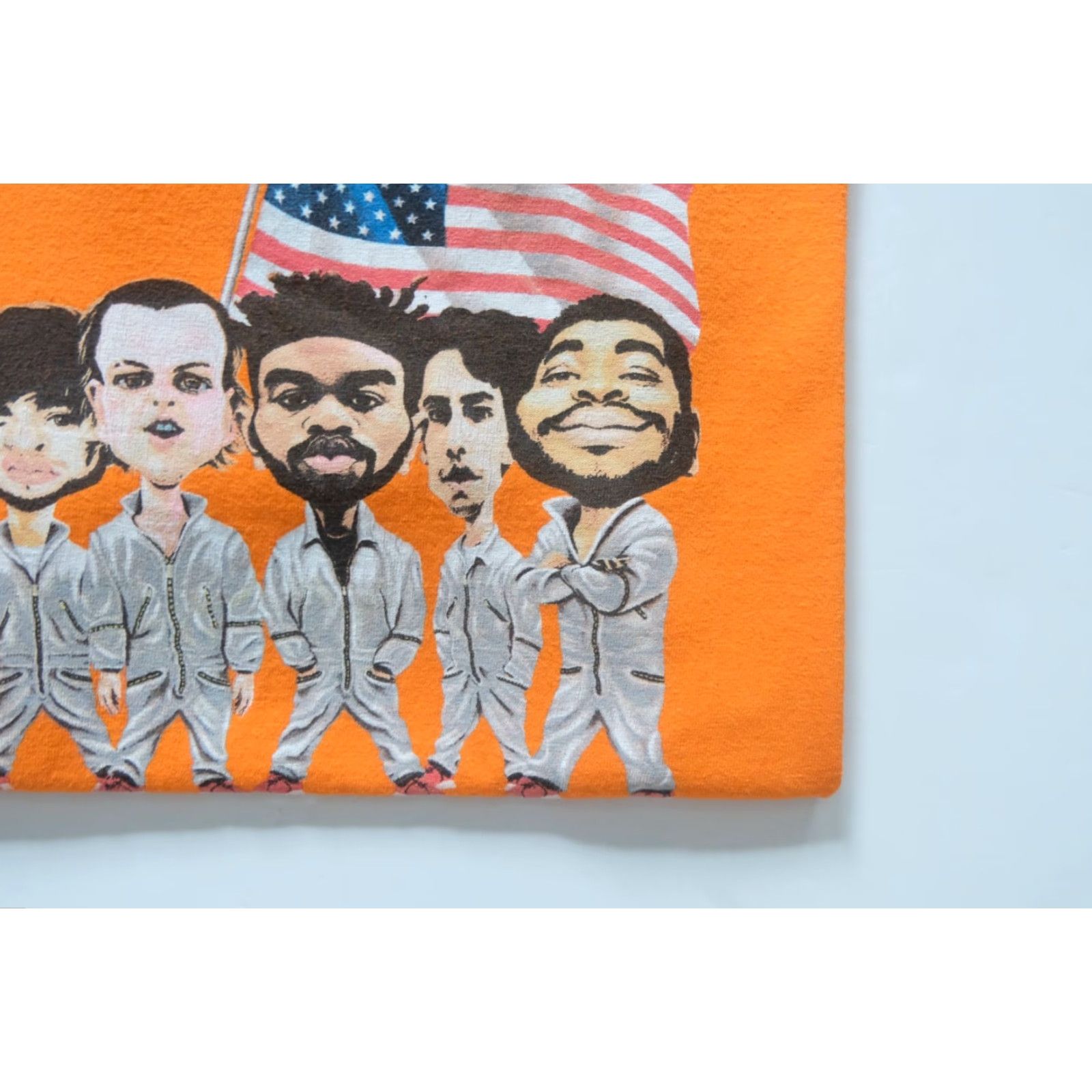 Brockhampton BROCKHAMPTON MUSIC CONCERT TOUR RAP TEE VTG Y2K ALL AMERICAN BOY BAND T SHIRT Md Mens M Orange Cotton Knit Logo Short Sleeve Crew Neck Shirt Size US M / EU 48-50 / 2 - 4 Thumbnail