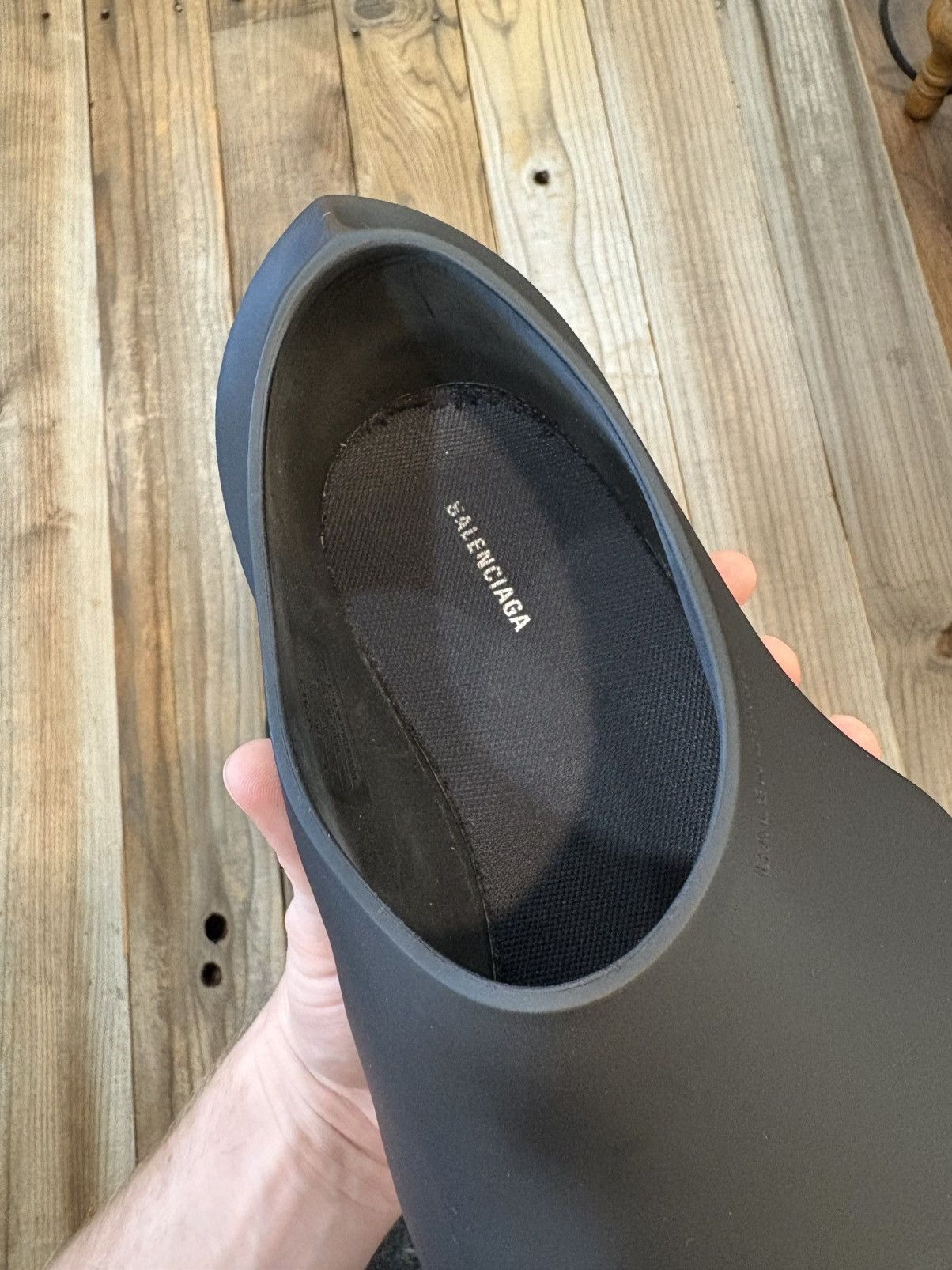 Balenciaga Space Shoe Matte Black Size US 7 / EU 40 - 9 Thumbnail
