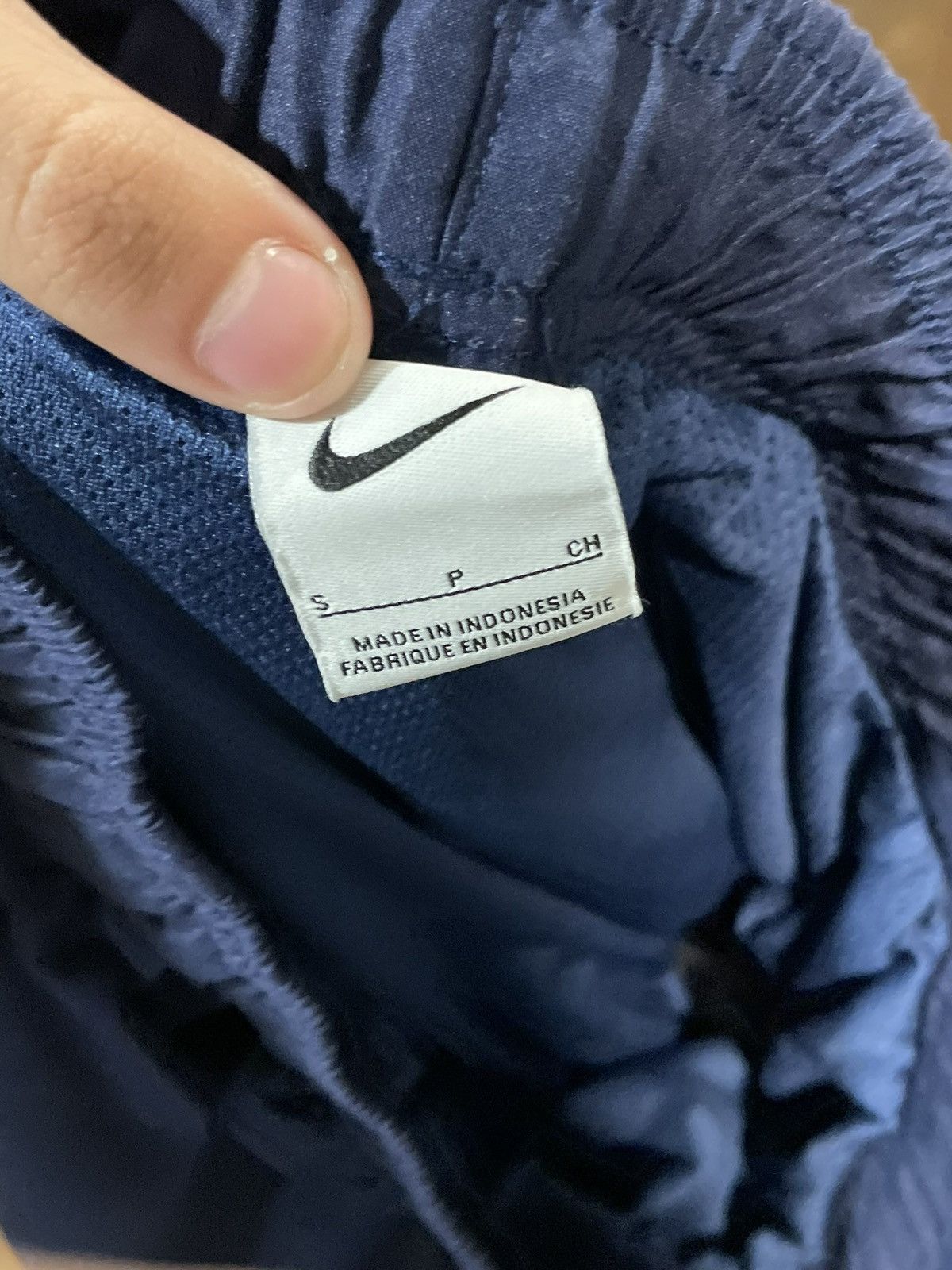 Nike Nike navy blue and white swimshorts Size US 30 / EU 46 - 3 Thumbnail