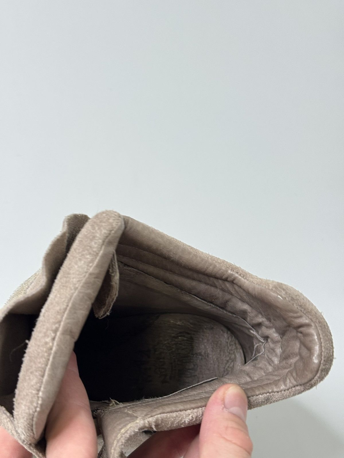 Vintage Vintage archive Suede wedges bekett vibe avant garde archive Size US 5 / IT 35 - 11 Thumbnail