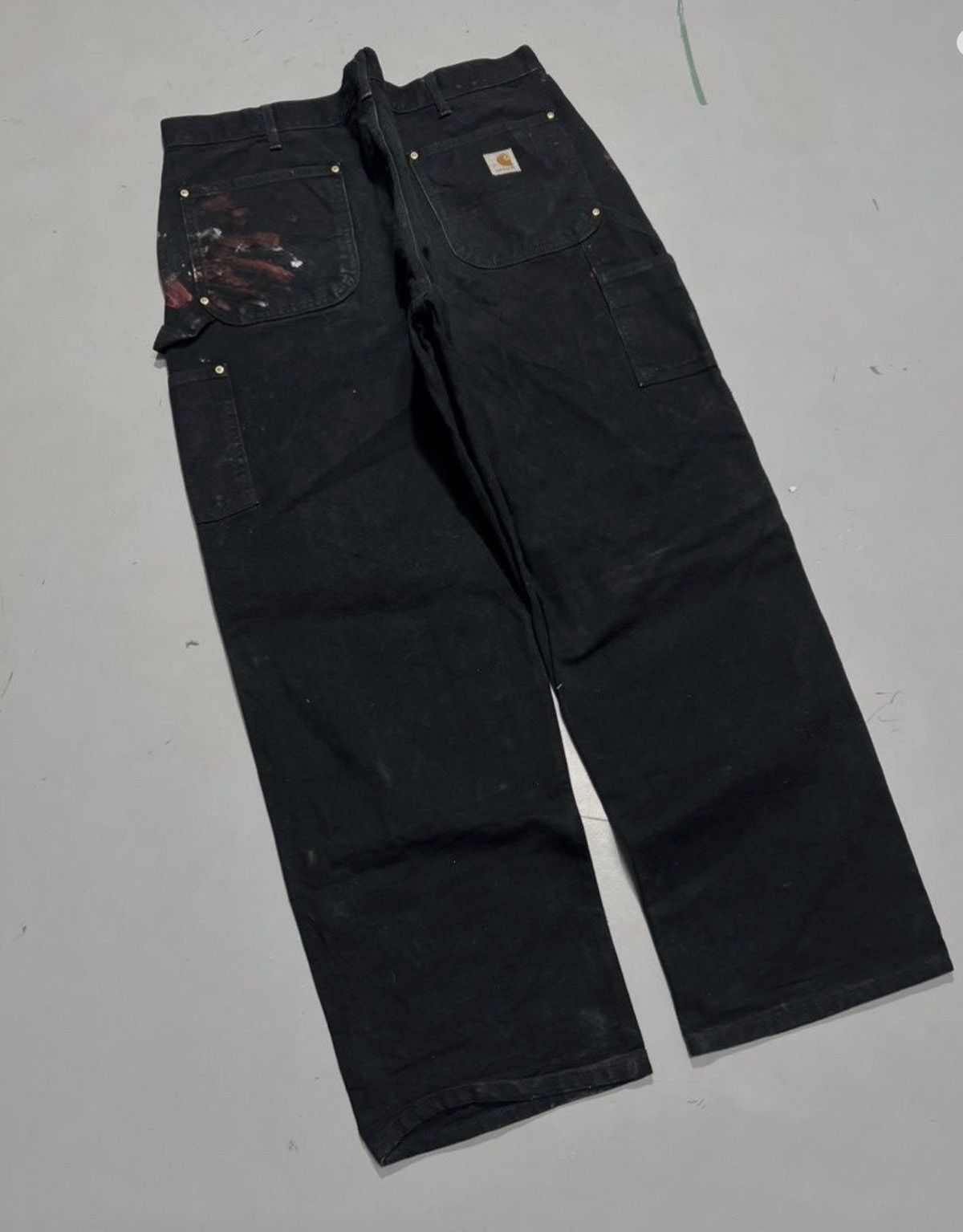 Carhartt Vintage carhartt b01 blk double knee denim Size US 40 / EU 56 - 2 Thumbnail