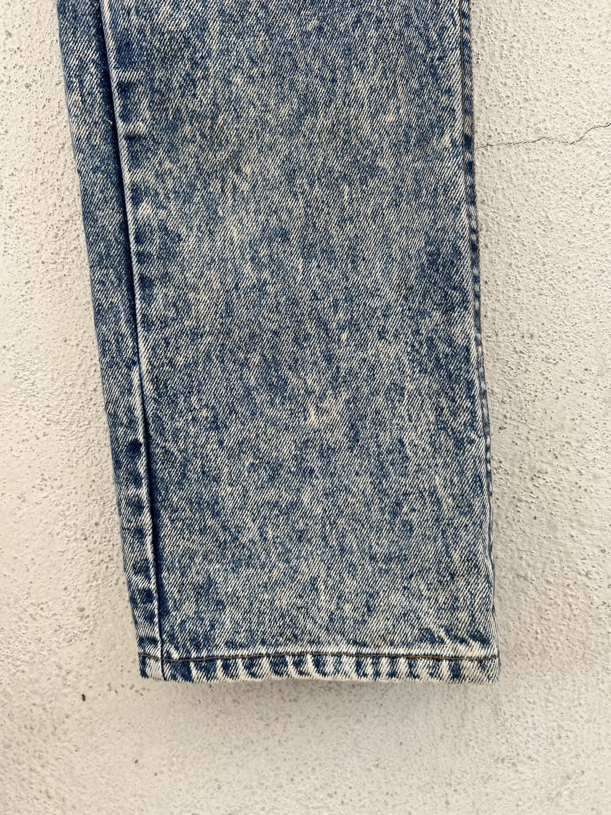 Levi's Vintage 80s Levi’s 505 Mud Acid Wash Denim Rips Knee Jeans Size US 34 / EU 50 - 10 Thumbnail