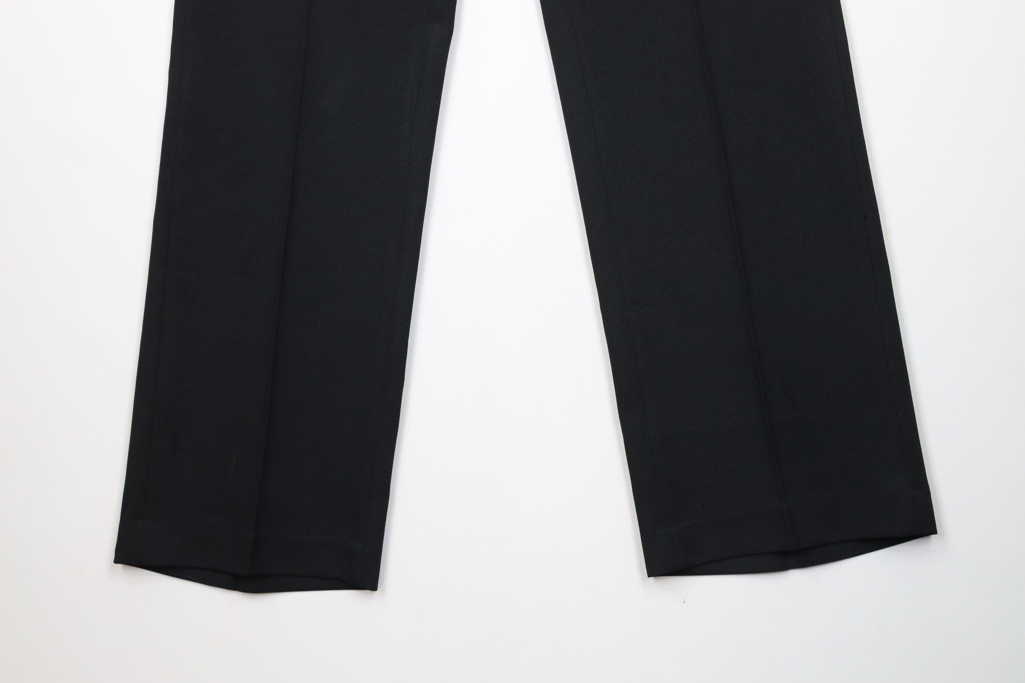 Vintage Vintage 90s Streetwear Flared Wide Leg Chino Pants Black Size US 34 / EU 50 - 4 Thumbnail