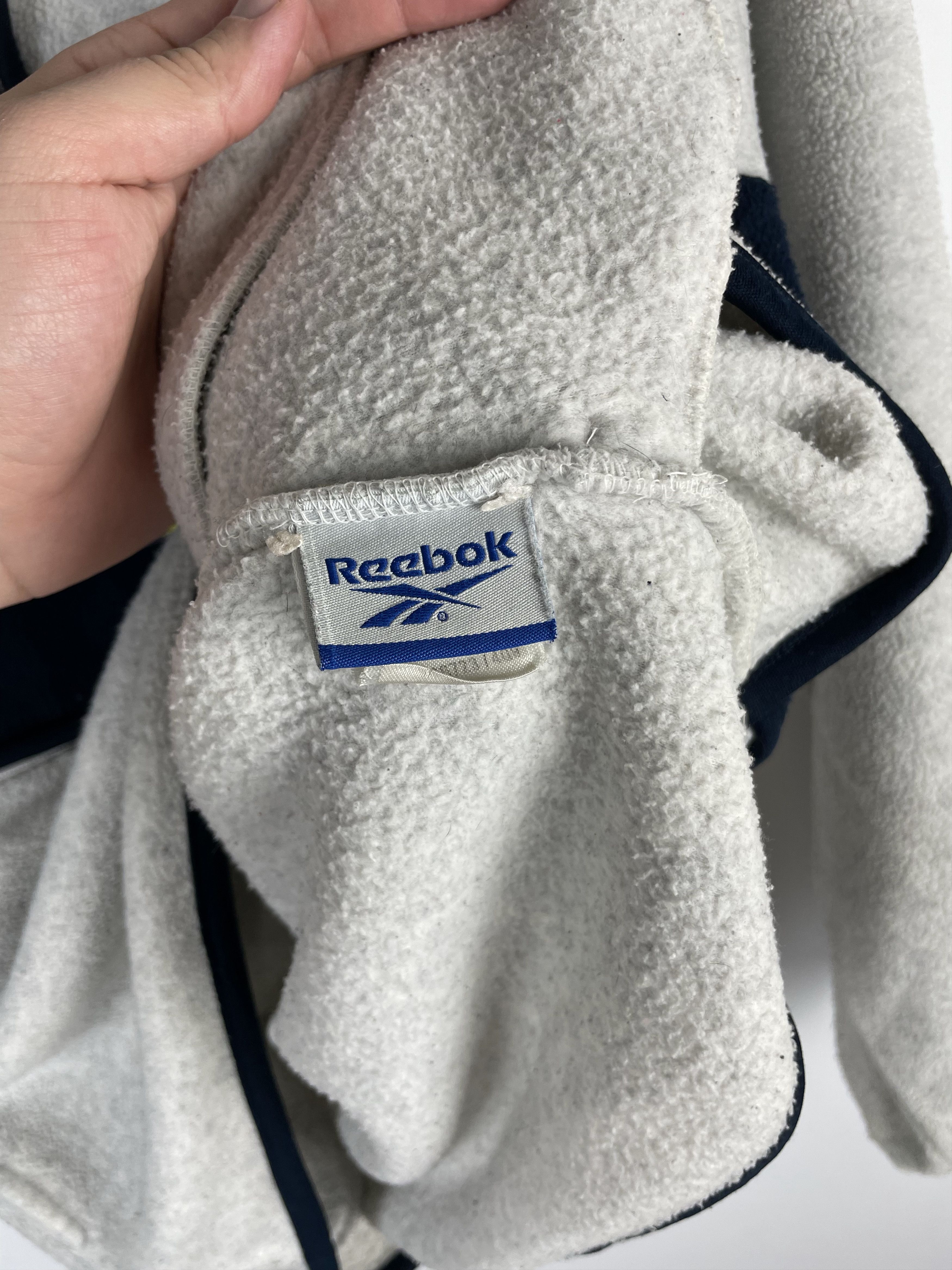 Reebok Vintage 90s Reebok Fleece sweatshirt zip Size US S / EU 44-46 / 1 - 8 Thumbnail
