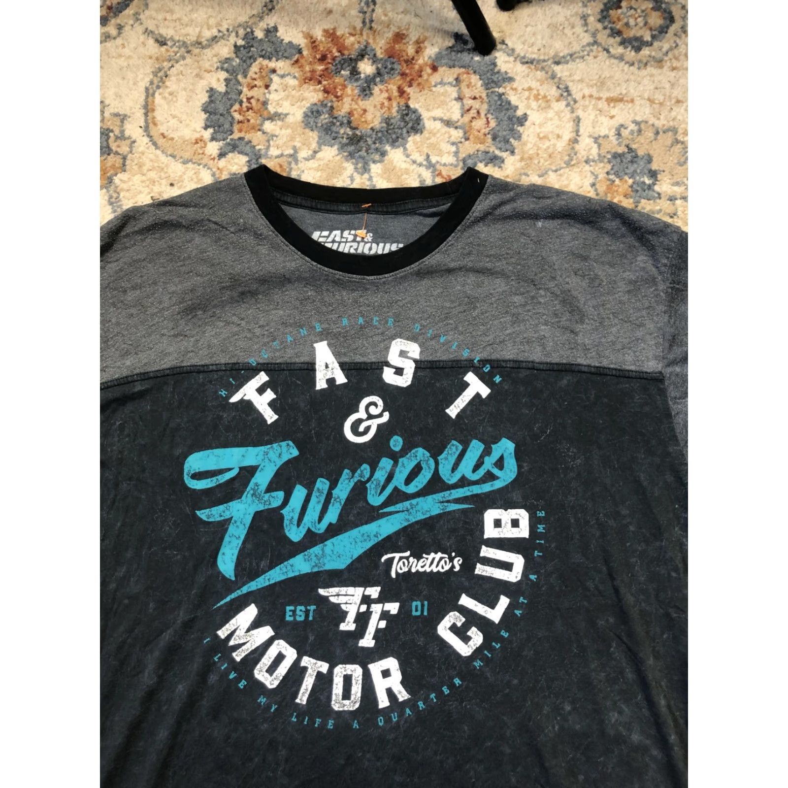 Affliction Affliction Fast & Furious Shirt Mens 4XL Black Gray Toretto Motor Club Tee Size US XXL / EU 58 / 5 - 2 Thumbnail