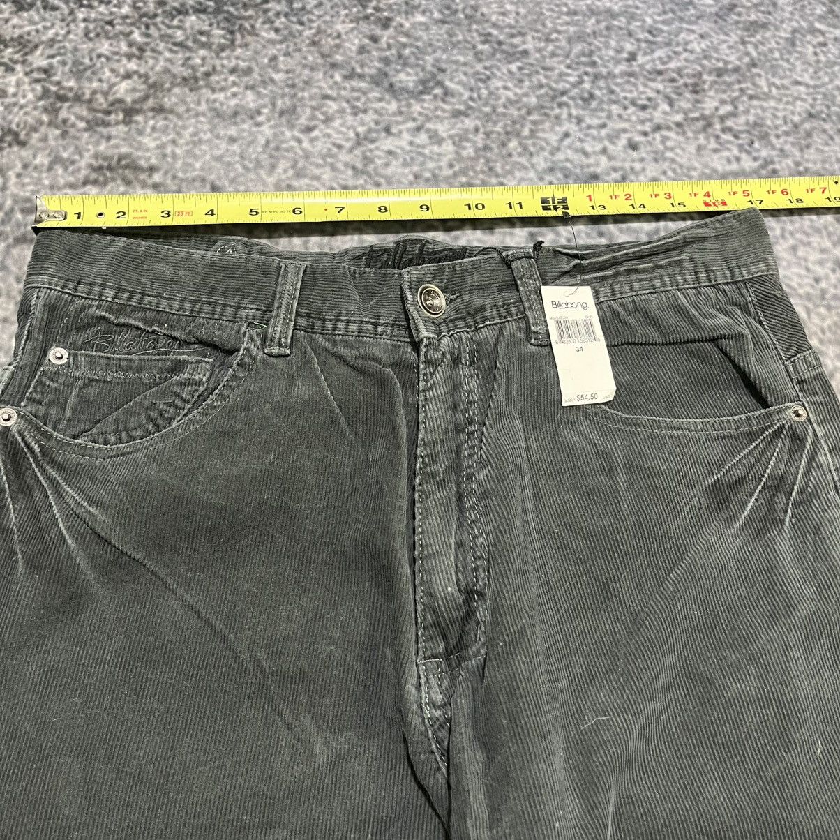 Billabong Vintage Y2K Billabong Corduroy Baggy Wide Leg Skater Jeans Size US 34 / EU 50 - 8 Thumbnail