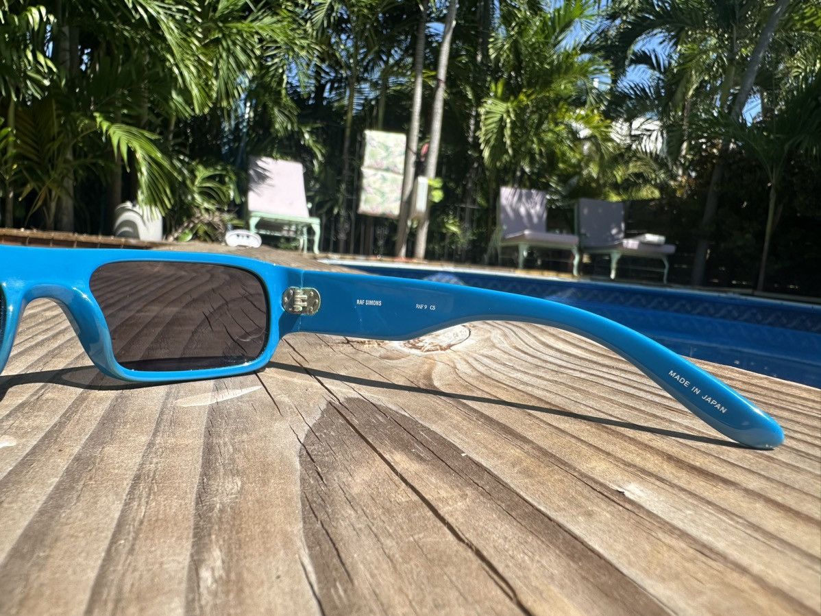 Raf Simons Raf Simons Blue Sunglasses Size ONE SIZE - 6 Thumbnail