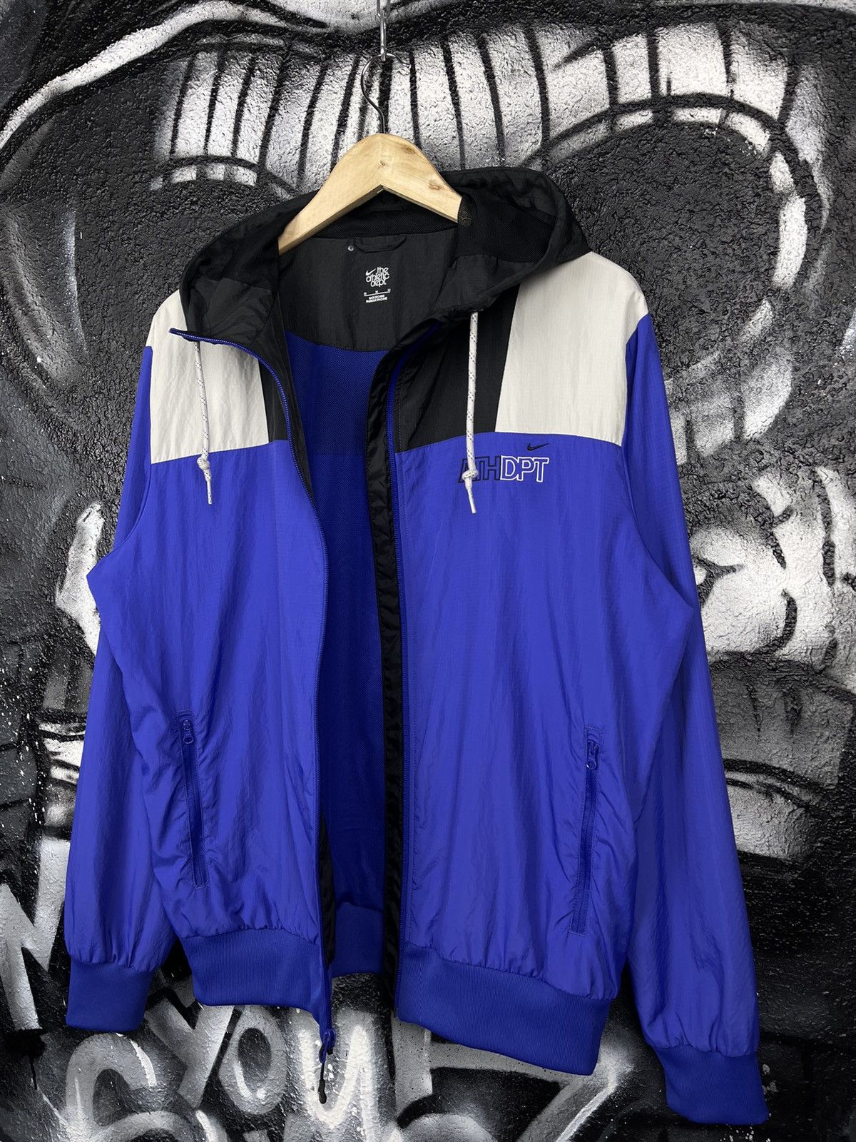 Nike Nike Athletic Depth Y2K Nylon Full Zip Light Jacket Size M Size US M / EU 48-50 / 2 - 2 Thumbnail