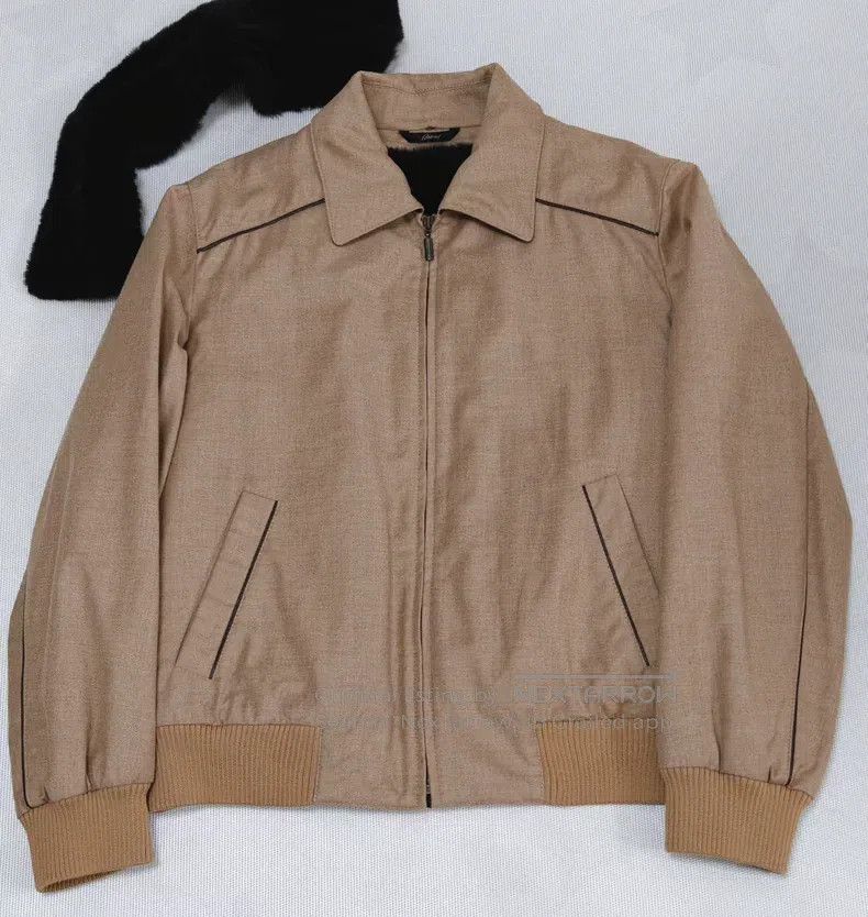 Brioni Brioni Beaver Fur and Cashmere Blazer Size US XL / EU 56 / 4 - 7 Thumbnail