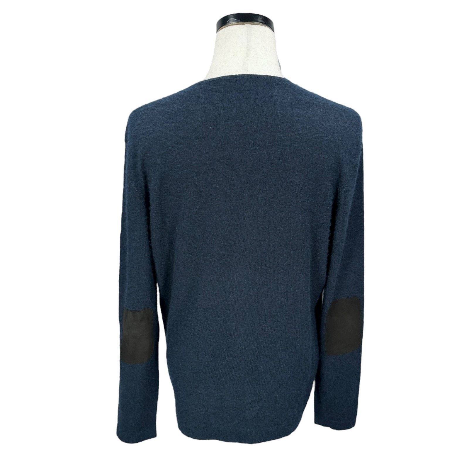 John Varvatos John Varvatos Sweater Men’s XL Dark Blue 100% Cashmere Size US XL / EU 56 / 4 - 5 Thumbnail