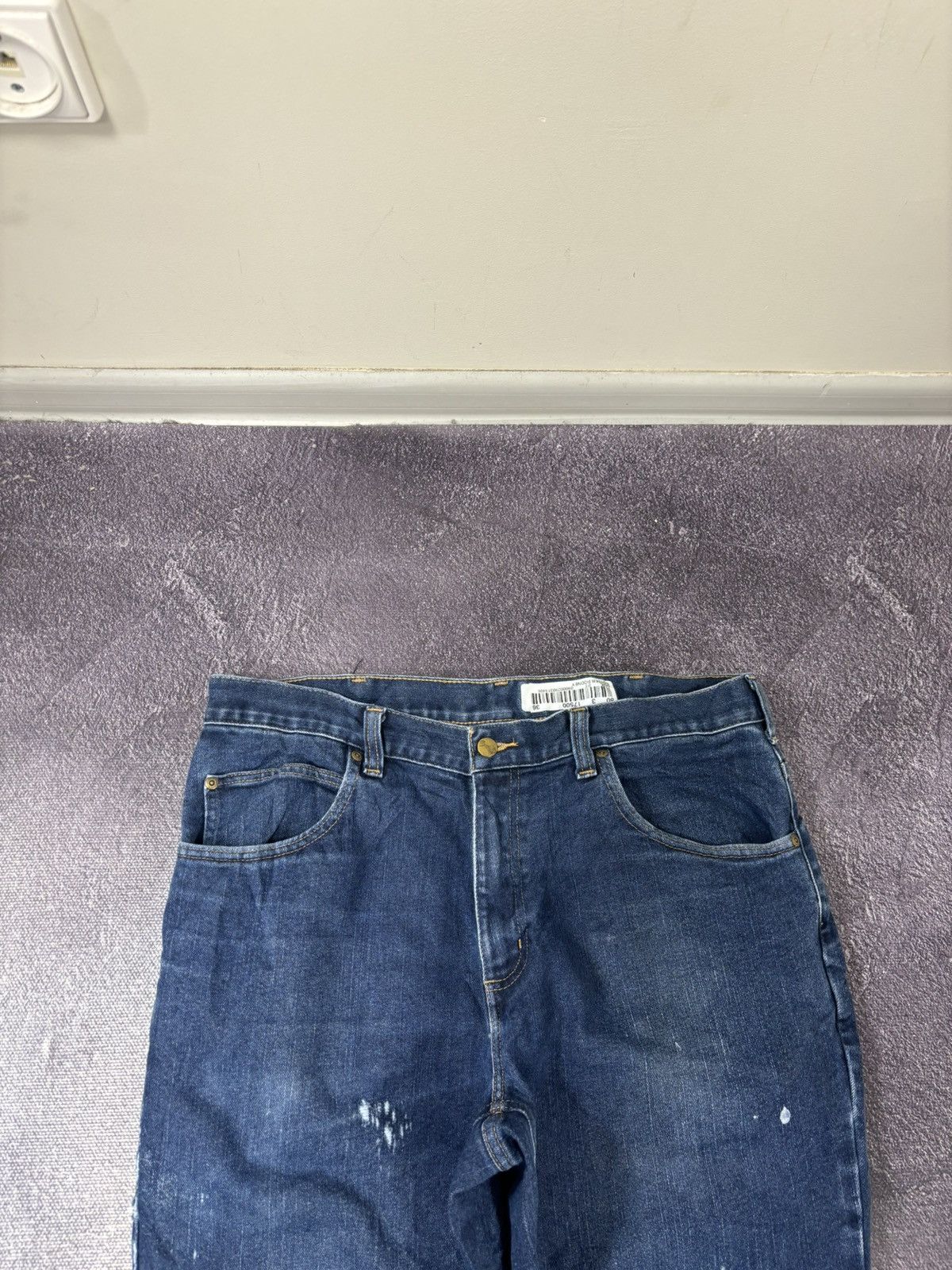 Carhartt Vintage Carhartt Modern Fit Blue USA Work Denim Jeans Size US 36 / EU 52 - 12 Thumbnail