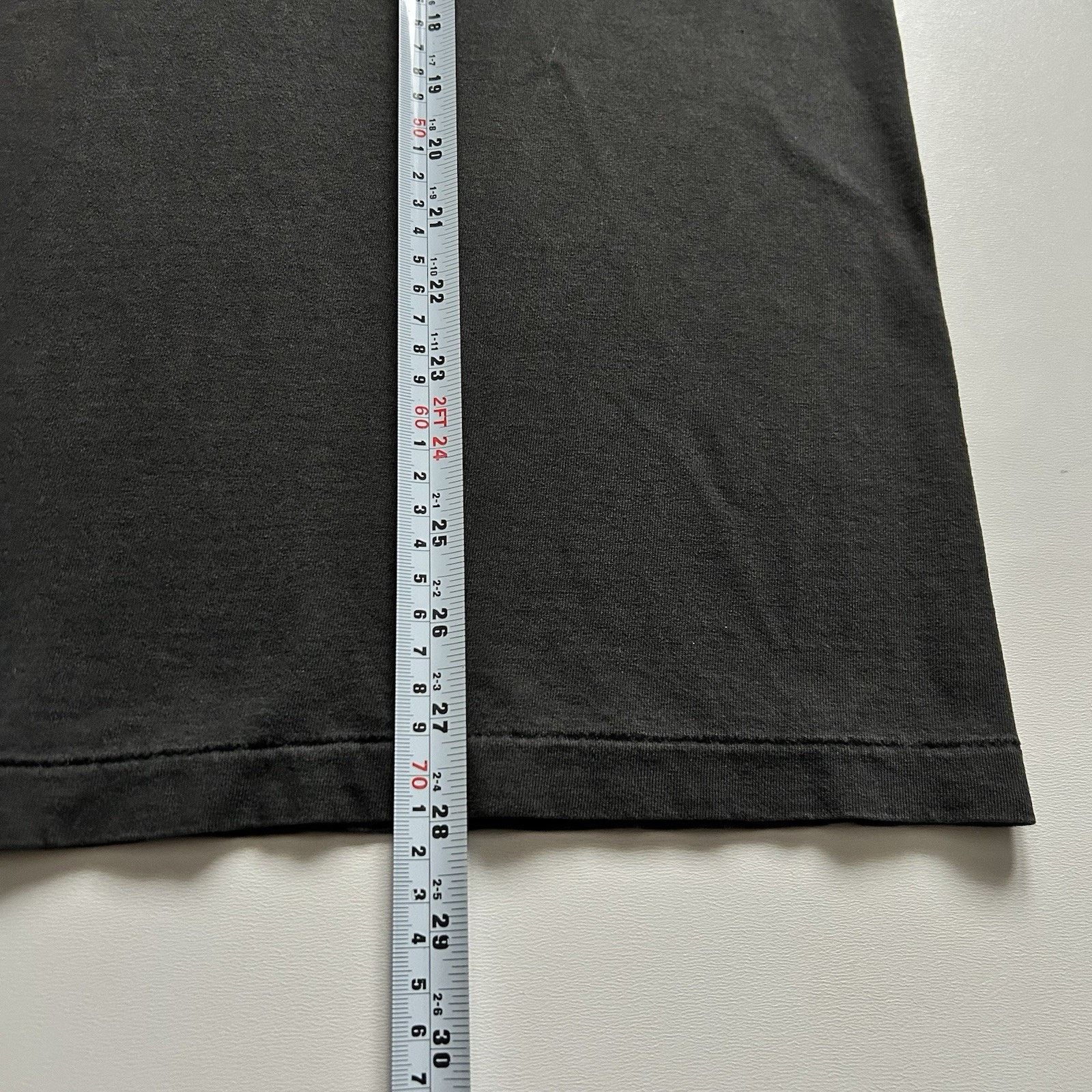 Hanes Vintage 90s Hanes Pocket T-Shirt XL Faded Black Car Art Rare Size US XL / EU 56 / 4 - 5 Thumbnail