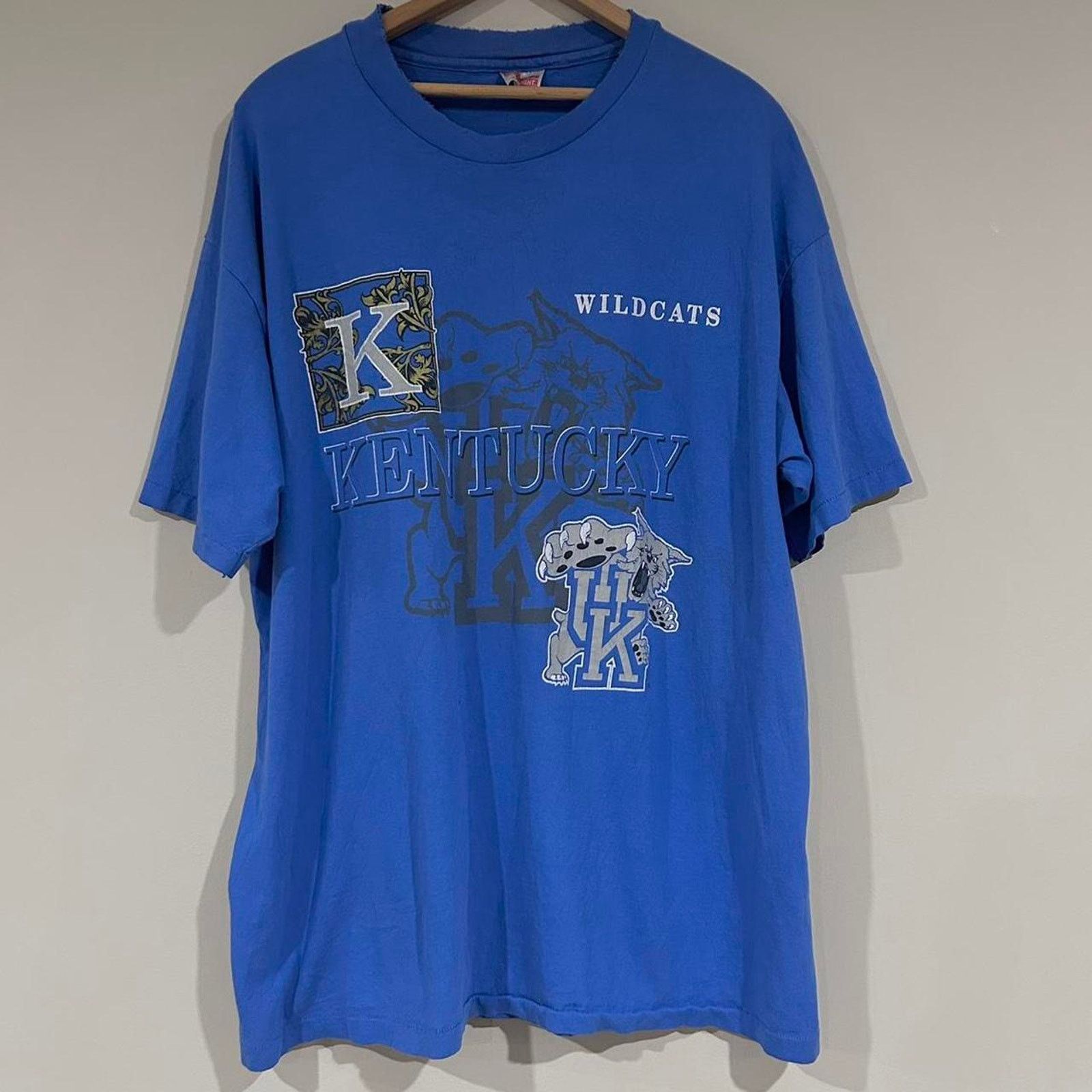 Hanes Vintage Kentucky Wildcats Tee Shirt Size US XXL / EU 58 / 5 - 1 Thumbnail