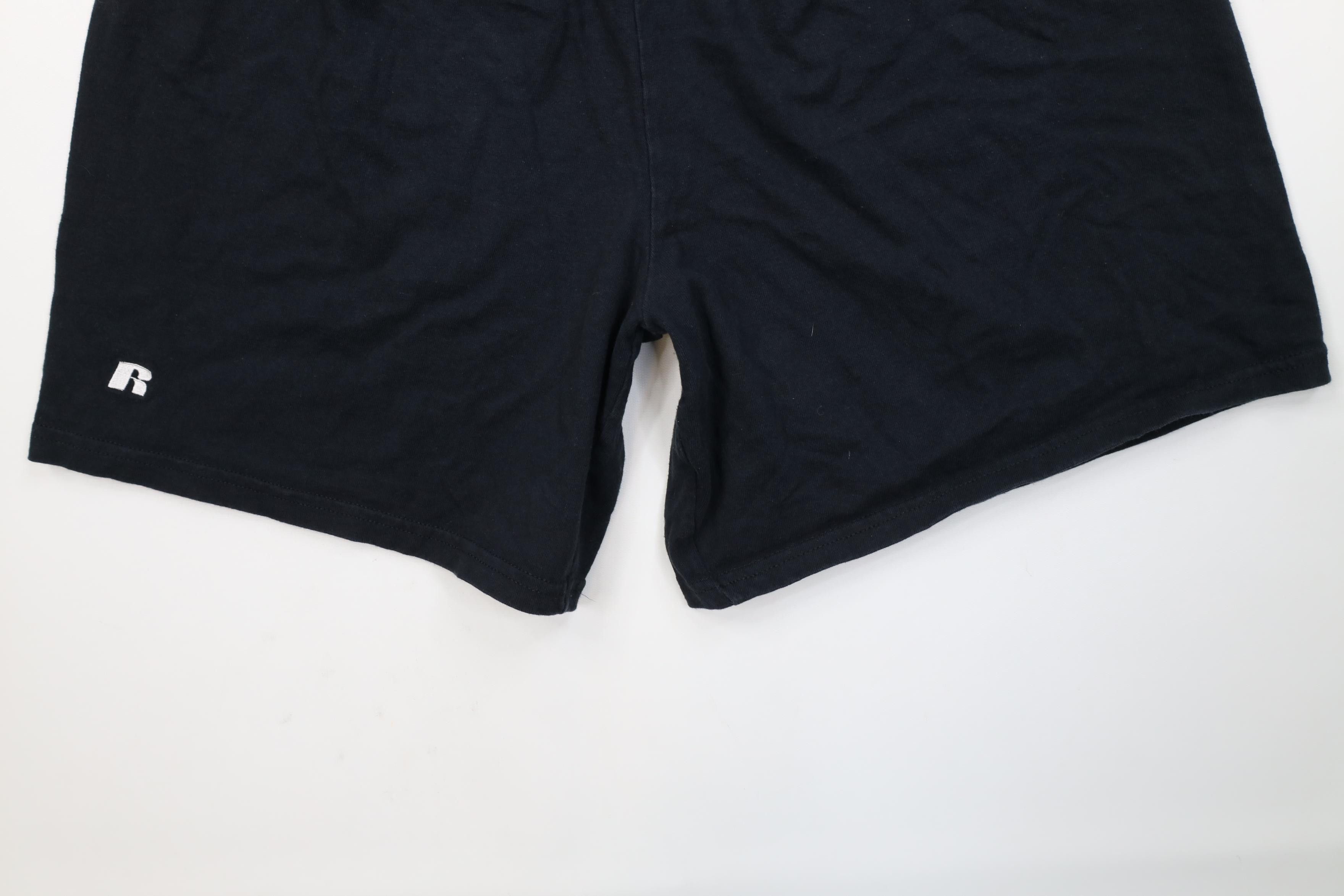 Russell Athletic Vintage 90s Y2K Russell Athletic Above Knee Dad Shorts Black Size US 34 / EU 50 - 4 Thumbnail
