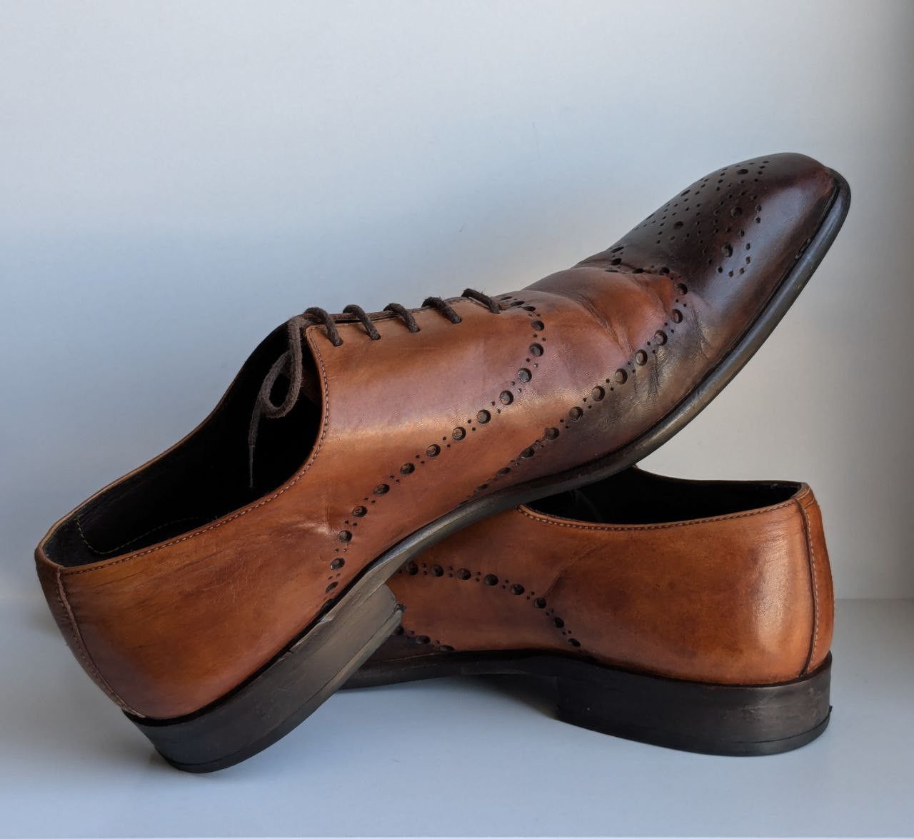 William Hunt Savile Row Men's Brogue Oxford Shoes