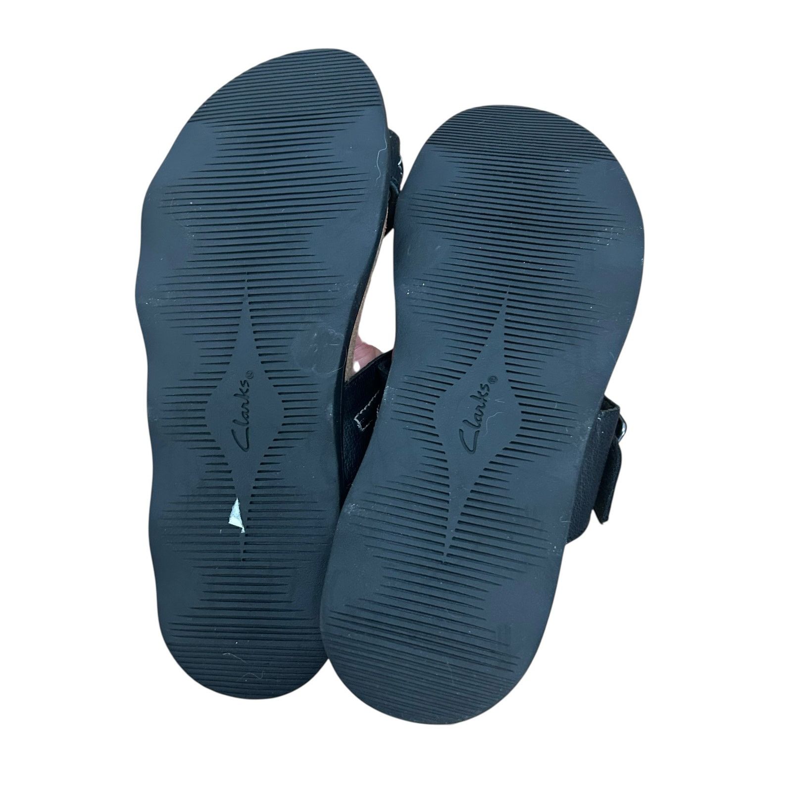 Clarks Clarks Black Leather Brynn Madi Sandals Sz 8.5 Size US 8.5 / IT 38.5 - 5 Thumbnail