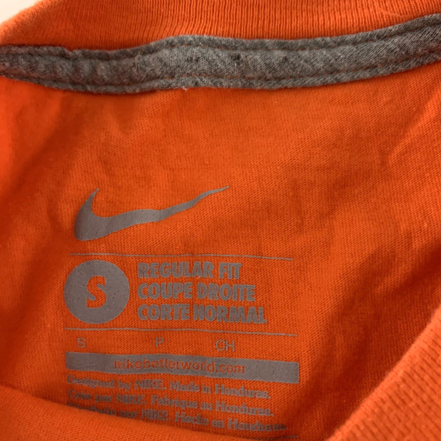 Nike Nike Regular Fit T-Shirt Short Sleeve Men XLII? Orange Size US S / EU 44-46 / 1 - 3 Thumbnail