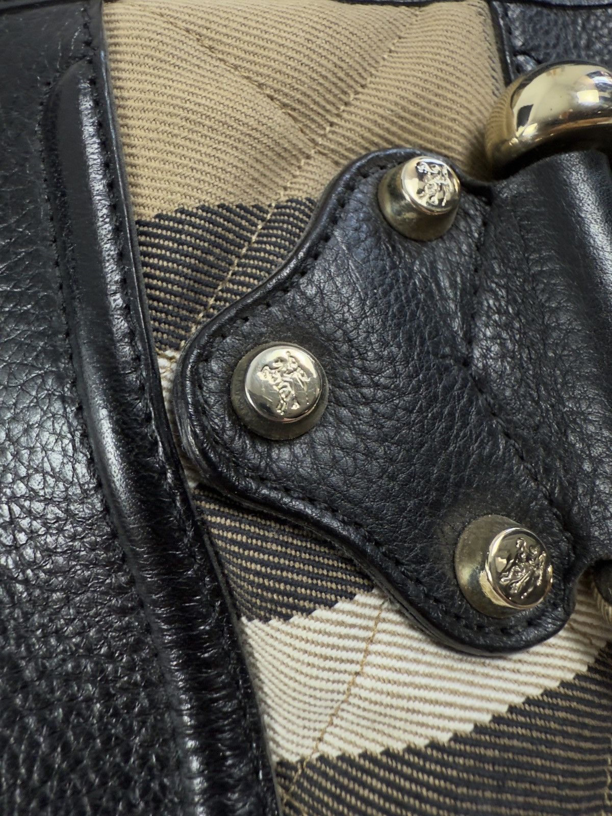 Burberry Burberry Nova Check & Leather bag Size ONE SIZE - 14 Thumbnail