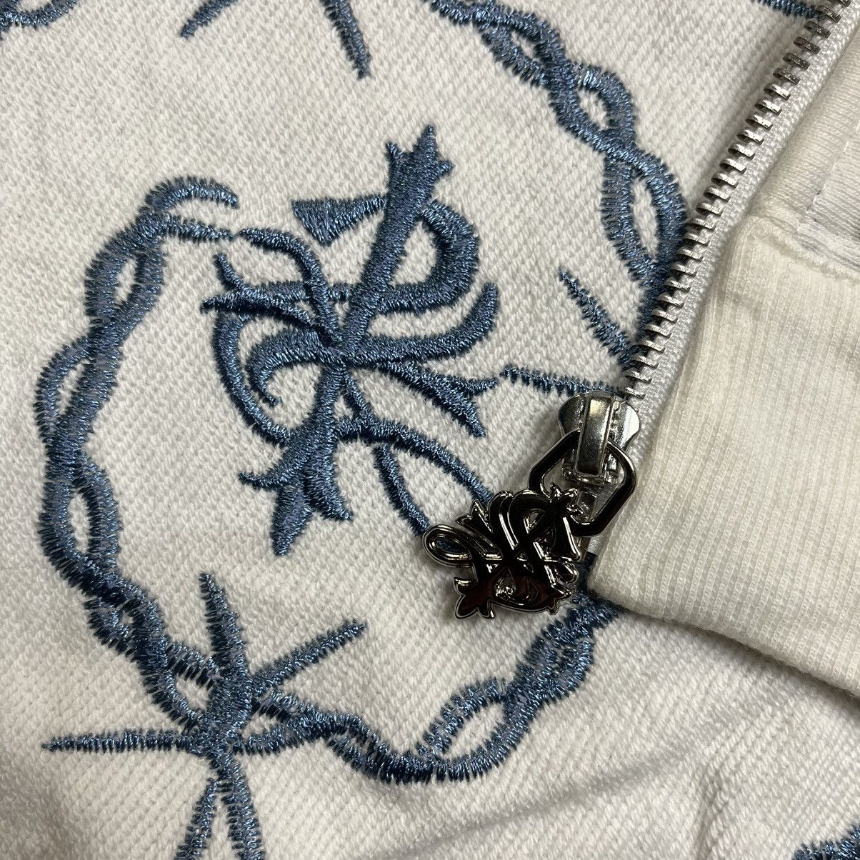 Hysteric Glamour Japanese brand Supplier embroidery barbed wire zip hoodie Size US XXL / EU 58 / 5 - 10 Thumbnail