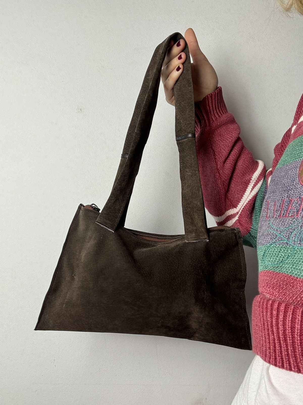 Designer × Vintage Weird shoulder bag brown hand shoulder hobo Size ONE SIZE - 2 Thumbnail