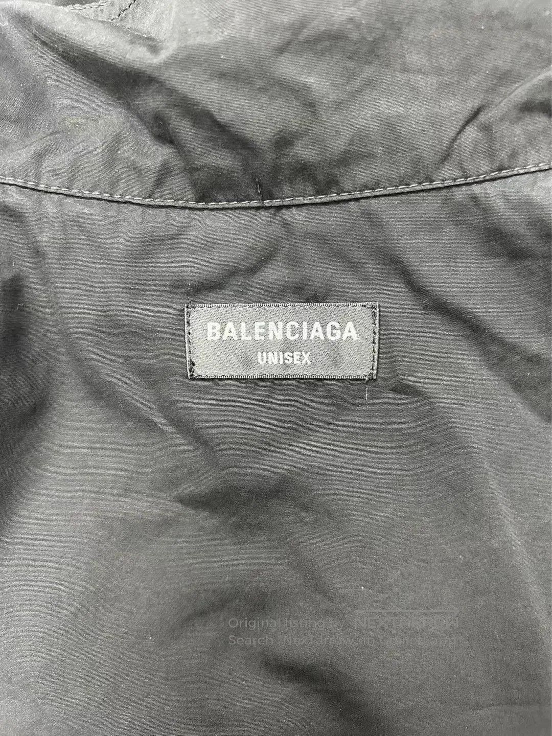 Balenciaga Balenciaga Black Art Print Logo Short Sleeve Shirt. Size S / US 4 / IT 40 - 4 Thumbnail