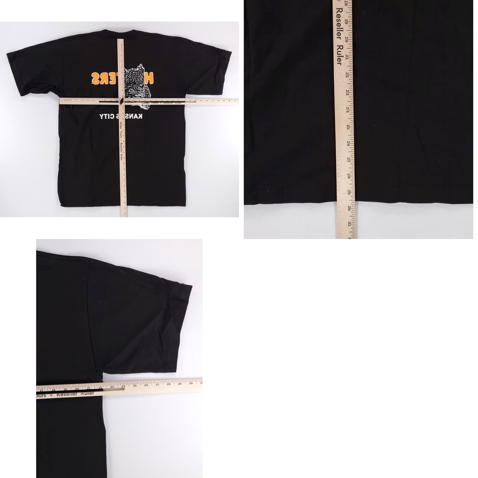 Native VINTAGE Hooters T Shirt Kansas City Black Short Sleeve Mens XL 80s 90s Single Stitch Kansas City Black Short Sleeve Mens XL Size US XL / EU 56 / 4 - 8 Thumbnail