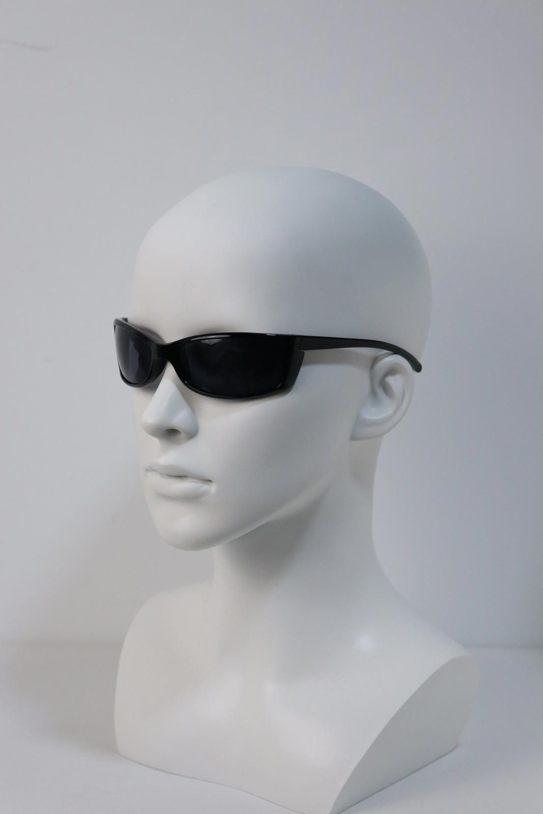 Other Y2k Avant Garde Futuristic Black Sunglasses Unisex OS Size ONE SIZE - 2 Thumbnail