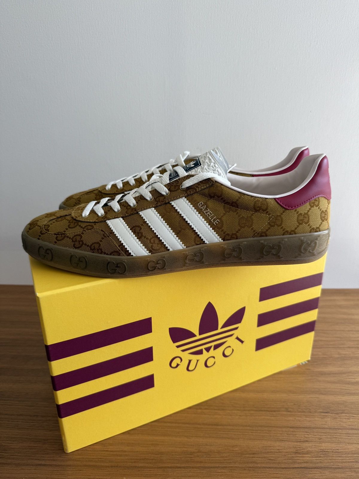 Gucci x Adidas Gazelle sneakers size US16