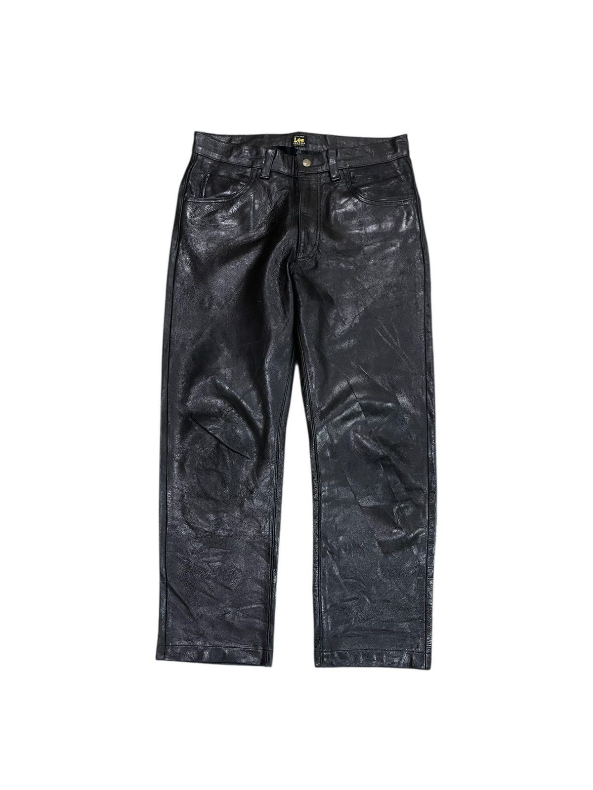 Lee Lee Riders Leather Wax Pants Size US 32 / EU 48 - 1 Thumbnail