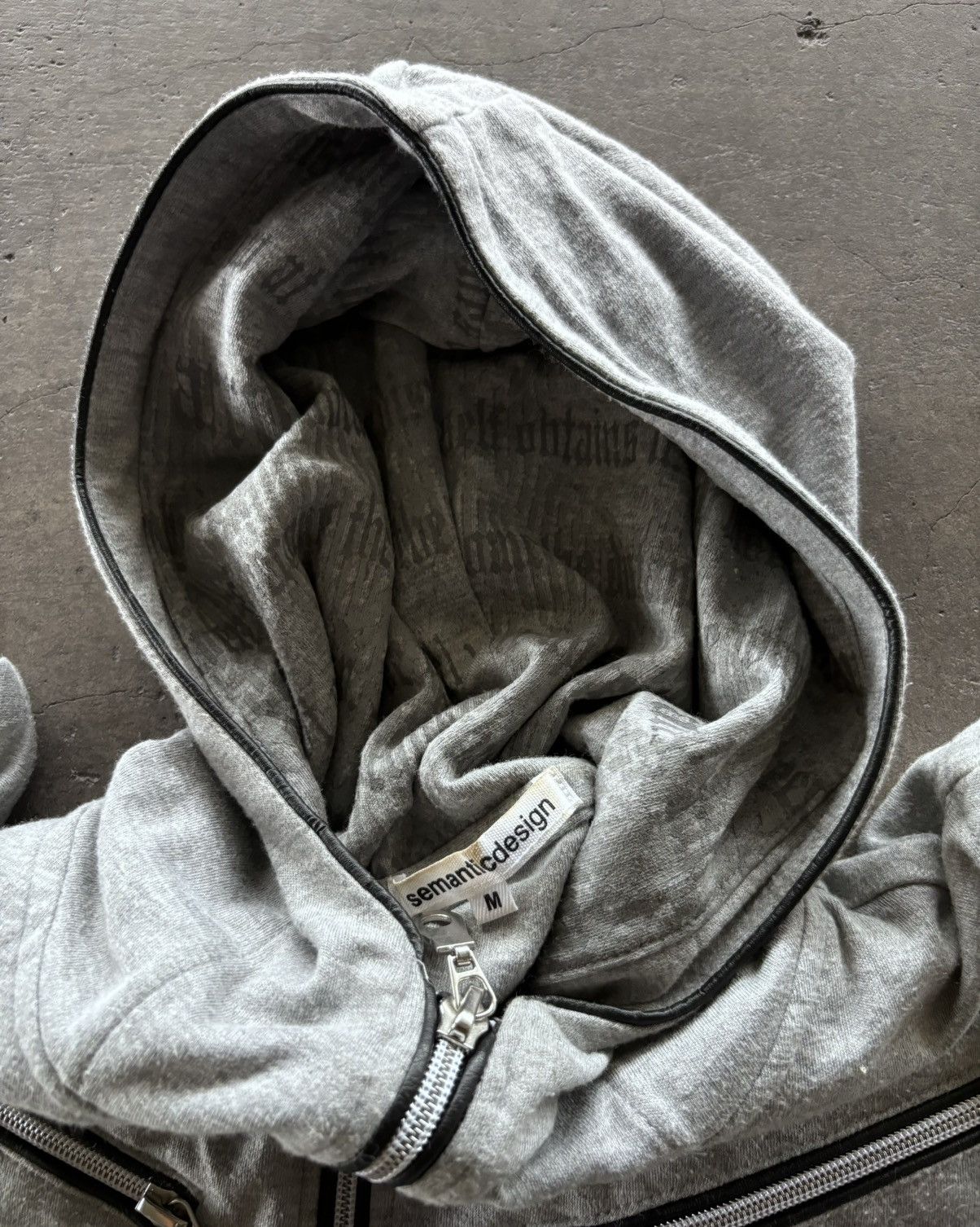 Japanese Brand Semantic Design Vest Zip Up Hoodie Size US M / EU 48-50 / 2 - 4 Thumbnail