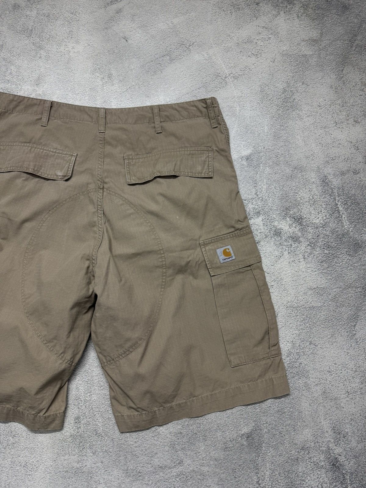 Carhartt Vintage Y2k Carhartt Cargo Shorts Size US 36 / EU 52 - 2 Thumbnail