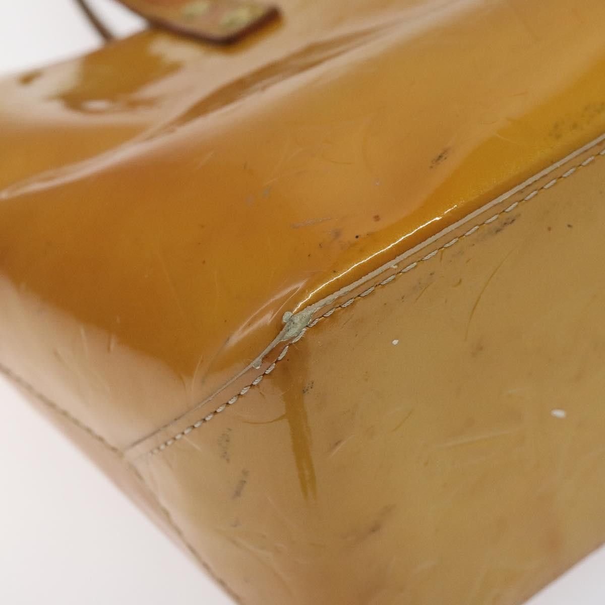 Louis Vuitton LOUIS VUITTON Monogram Vernis Reade PM Hand Bag Beige M91334 Size ONE SIZE - 11 Thumbnail