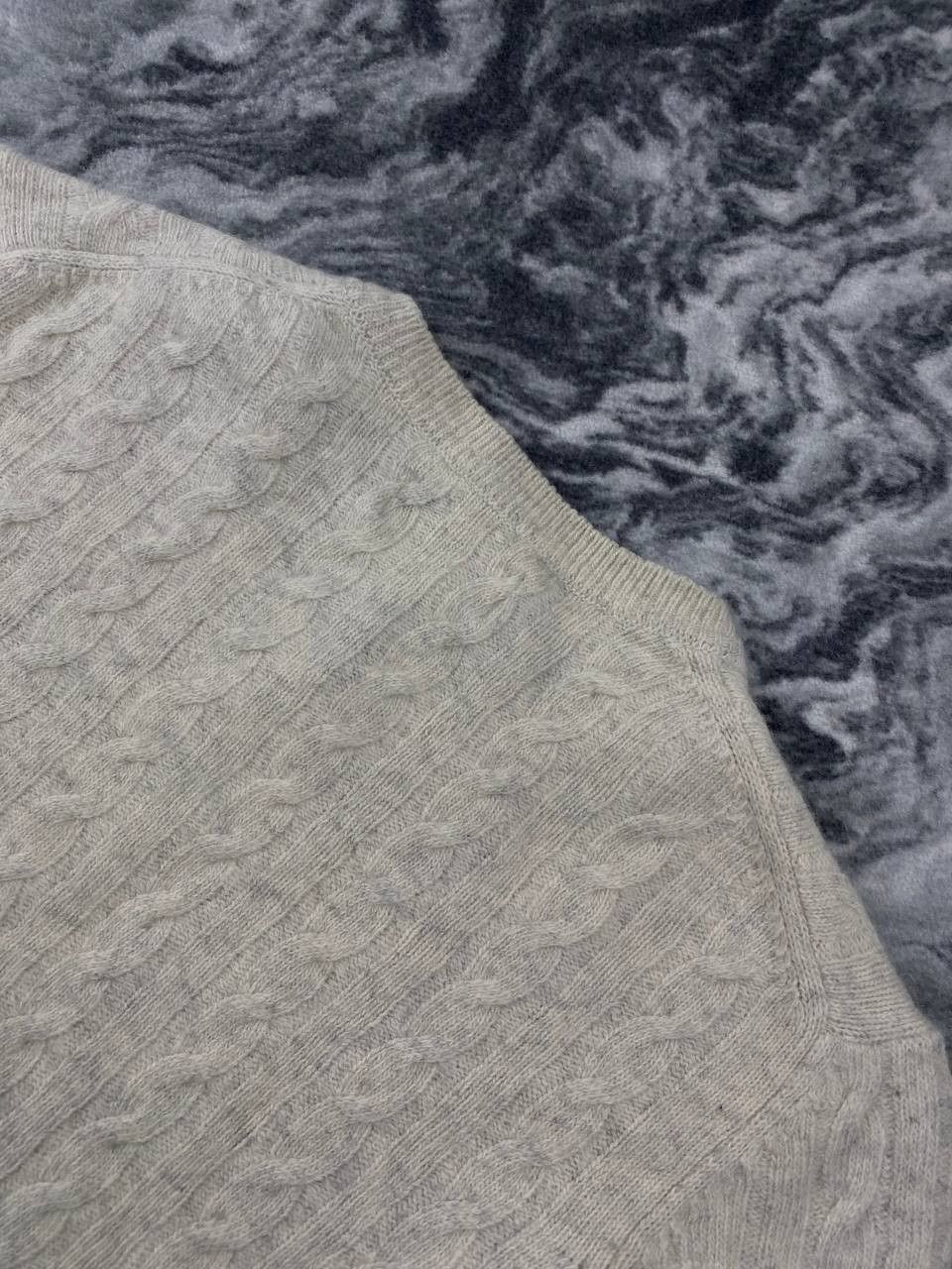 Barbour Vintage Barbour Cable Knit Wool Sweater Men Size S White Size US S / EU 44-46 / 1 - 9 Thumbnail